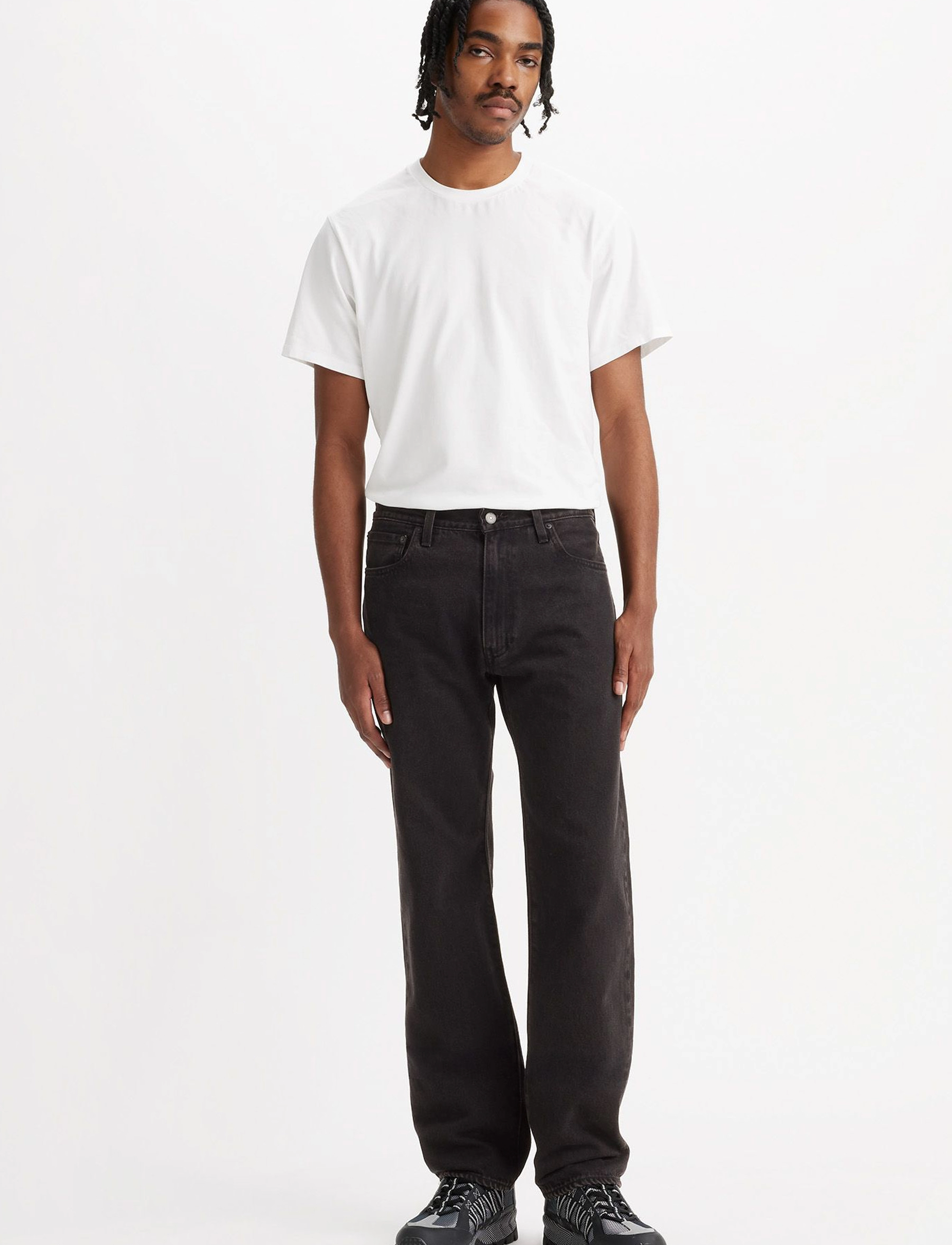 Levi's® - 555 RELAXED STRAIGHT WELCOME T - blacks - 3
