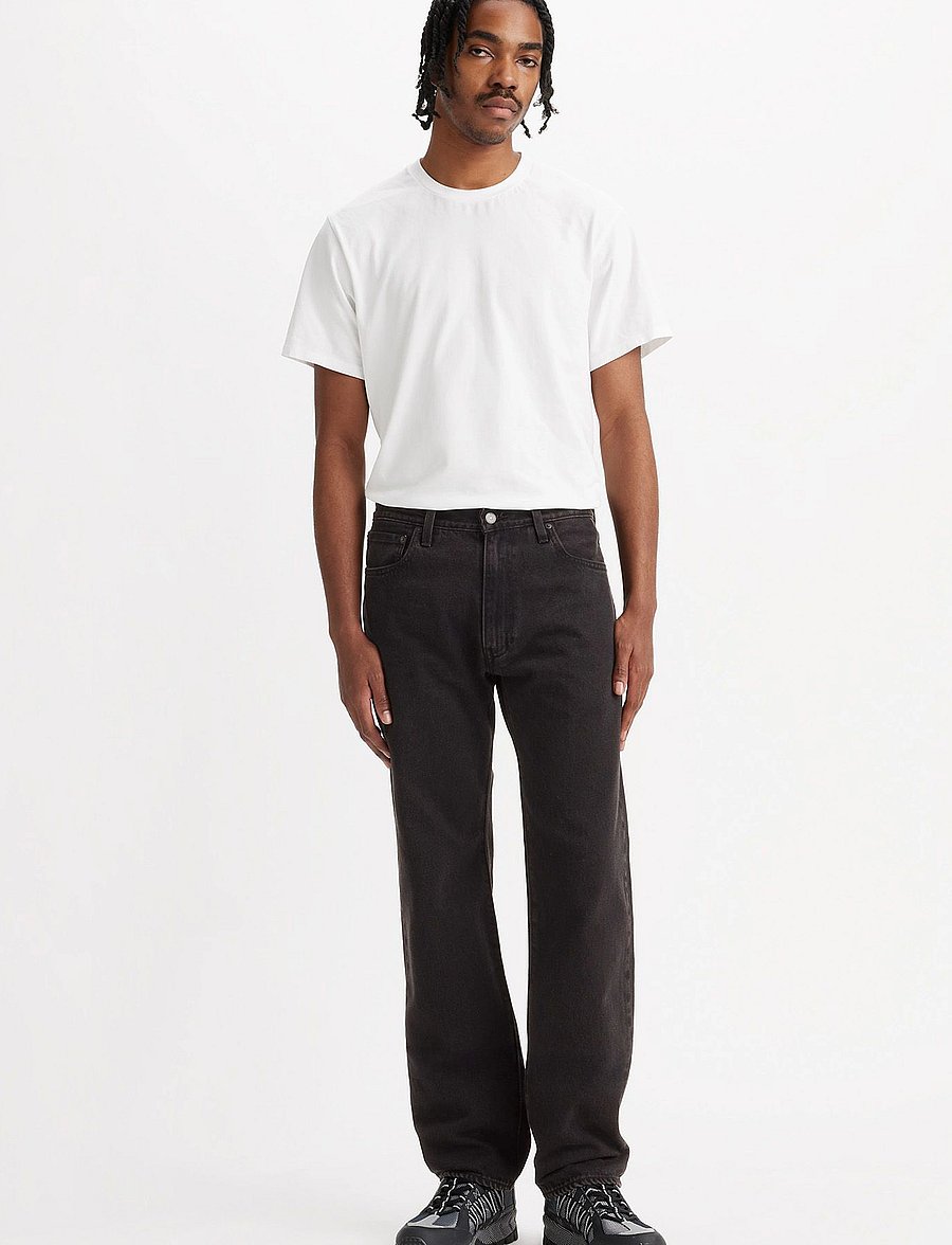 Levi's® - 555 RELAXED STRAIGHT WELCOME T - weite jeans - blacks - 3