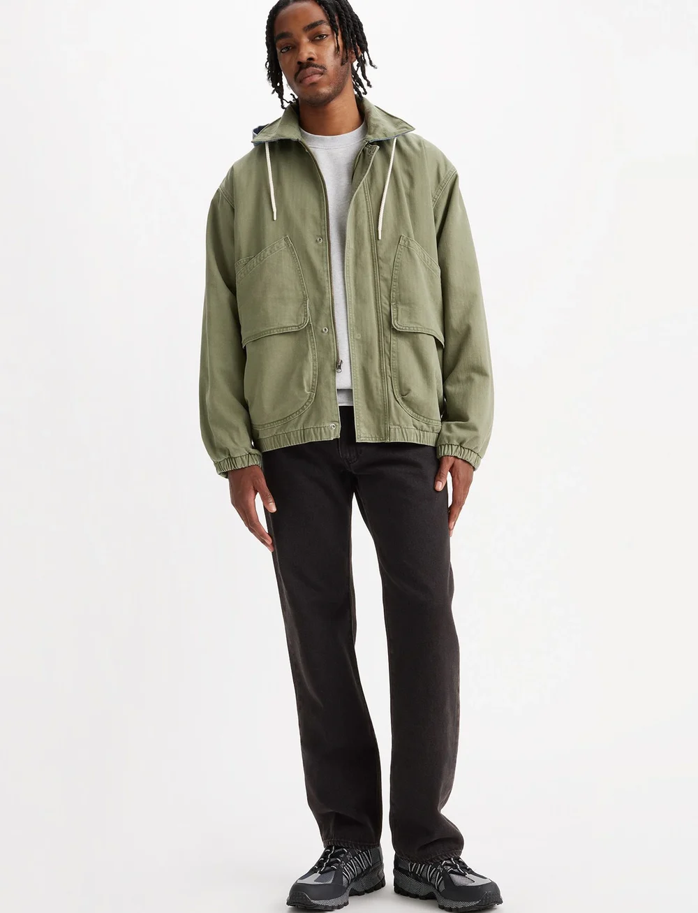 Levi's® - 555™ RELAXED STRAIGHT BLACKS - loose jeans - welcome to the ro - 0