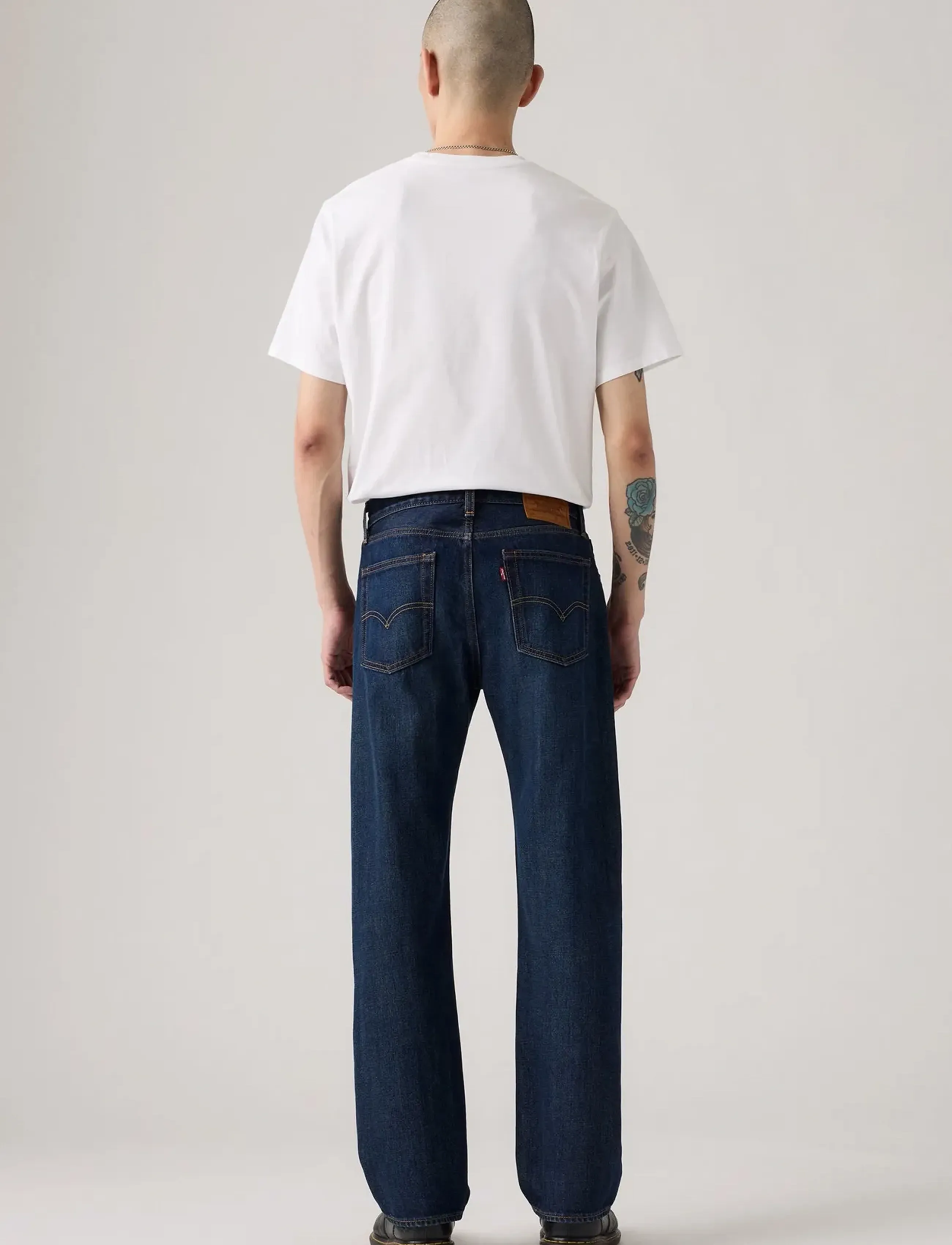 Levi's® - 555™ RELAXED STRAIGHT DARK INDIGO - WORN IN - regular jeans - up the score - 4