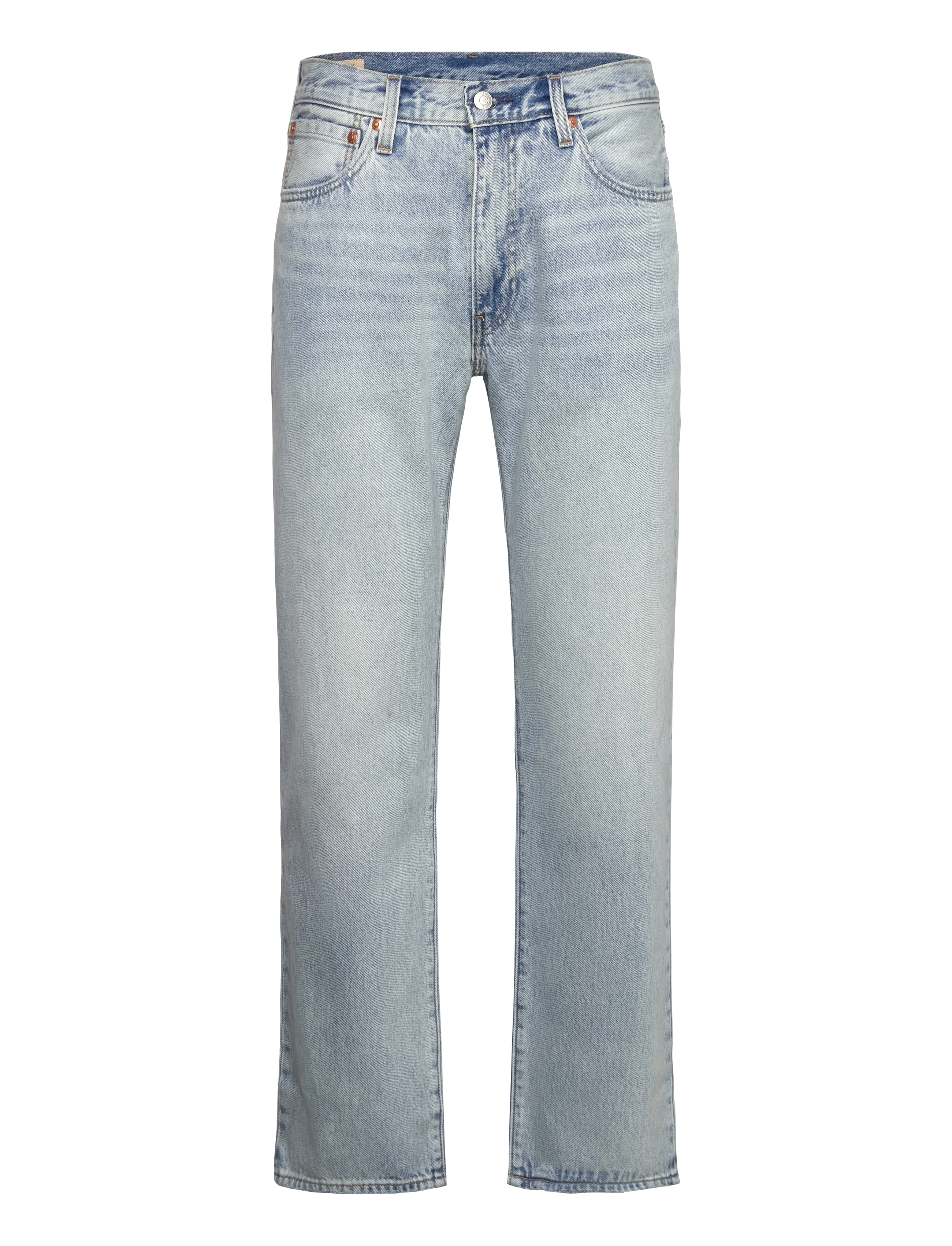Levi's® - 555 RELAXED STRAIGHT BABY BLUE - light indigo - worn in - 1