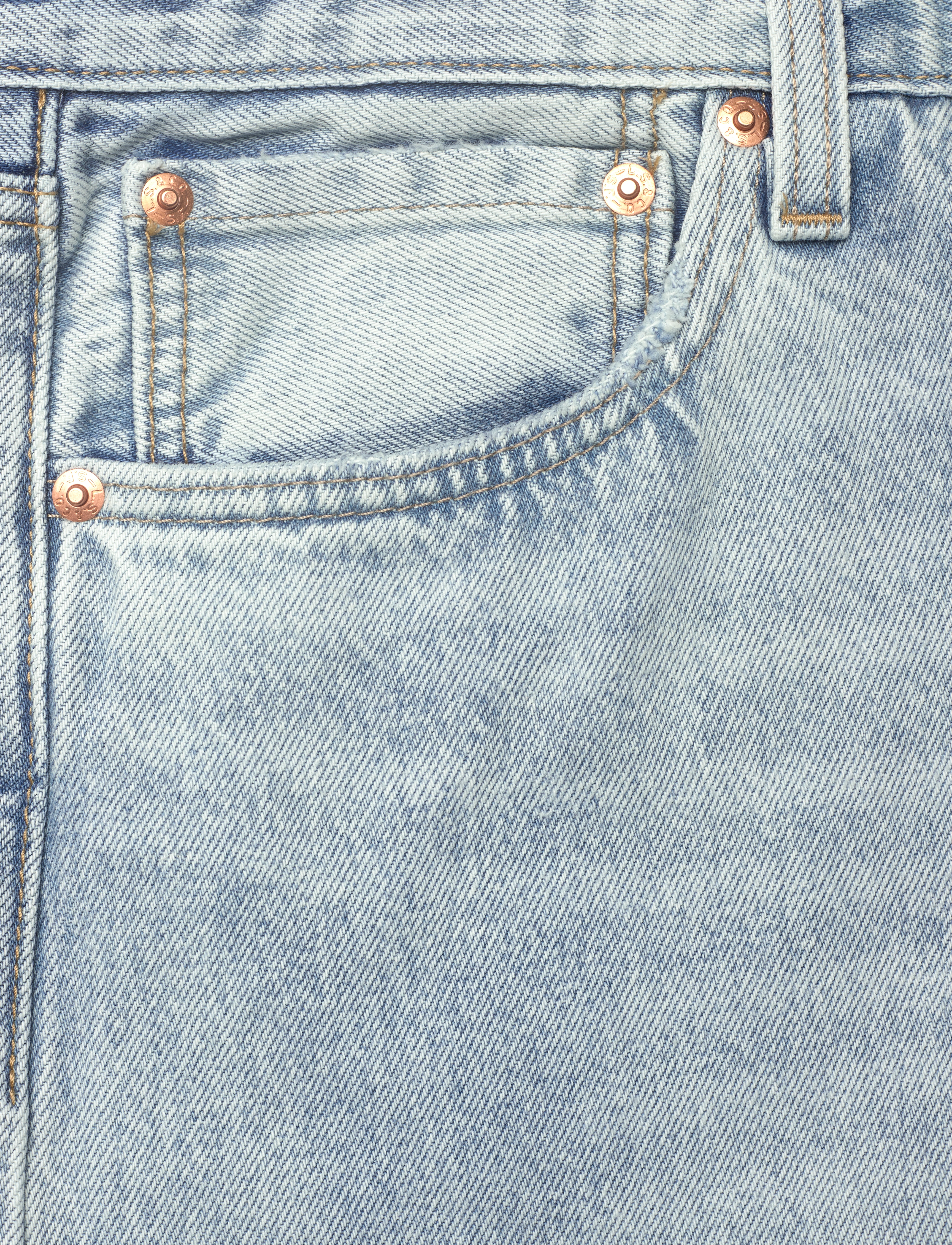 Levi's® - 555 RELAXED STRAIGHT BABY BLUE - light indigo - worn in - 5