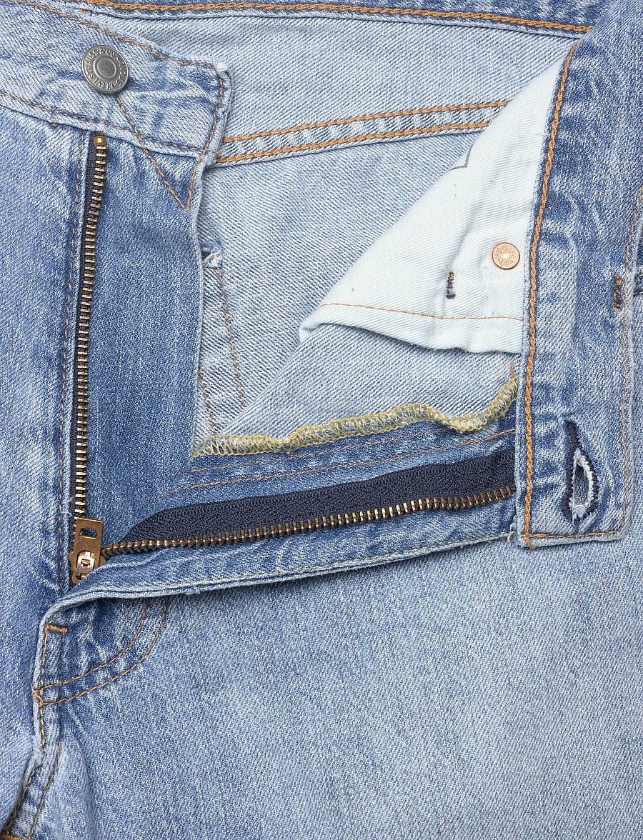 Levi's® - 555 RELAXED STRAIGHT CALL ME A - klassikalised teksad - light indigo - worn in - 4