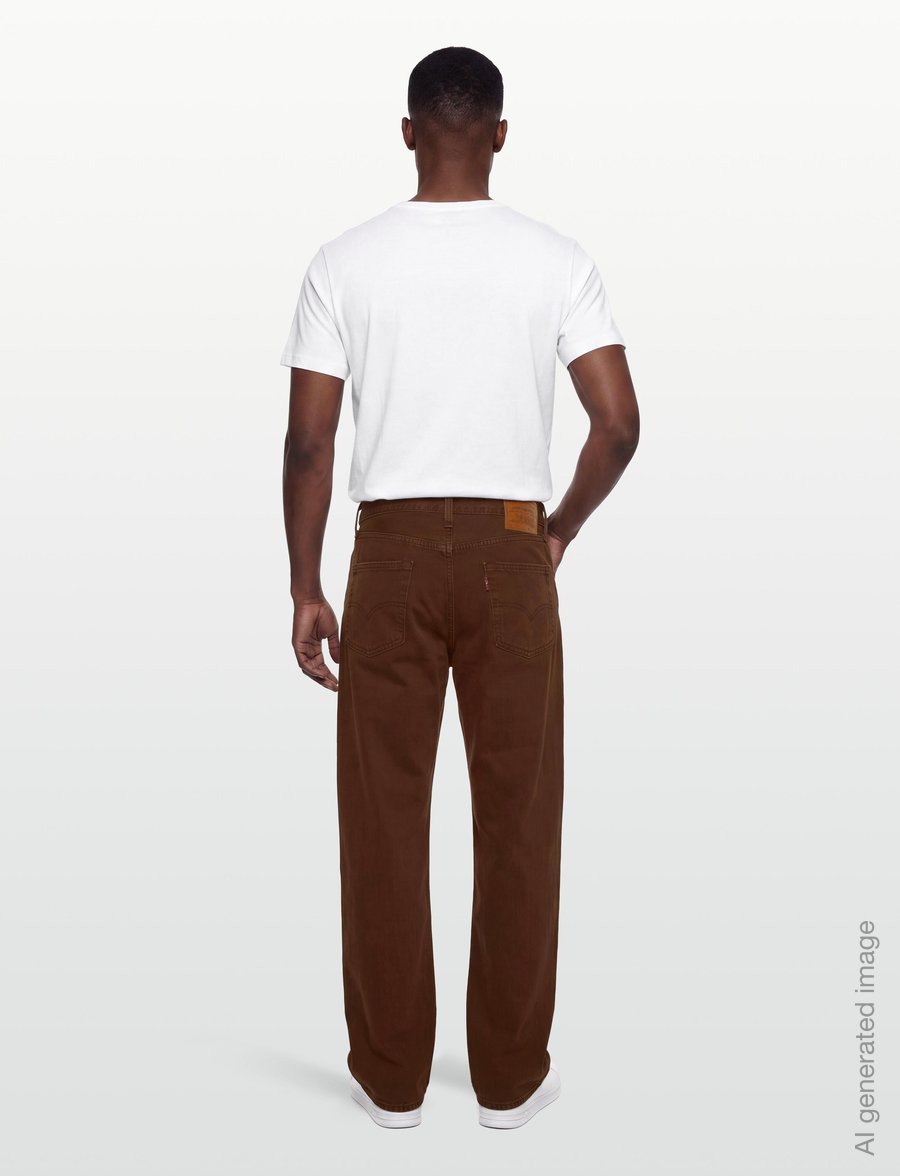 Levi's® - 555 RELAXED STRAIGHT RAIN DRUM - loose jeans - browns - 4