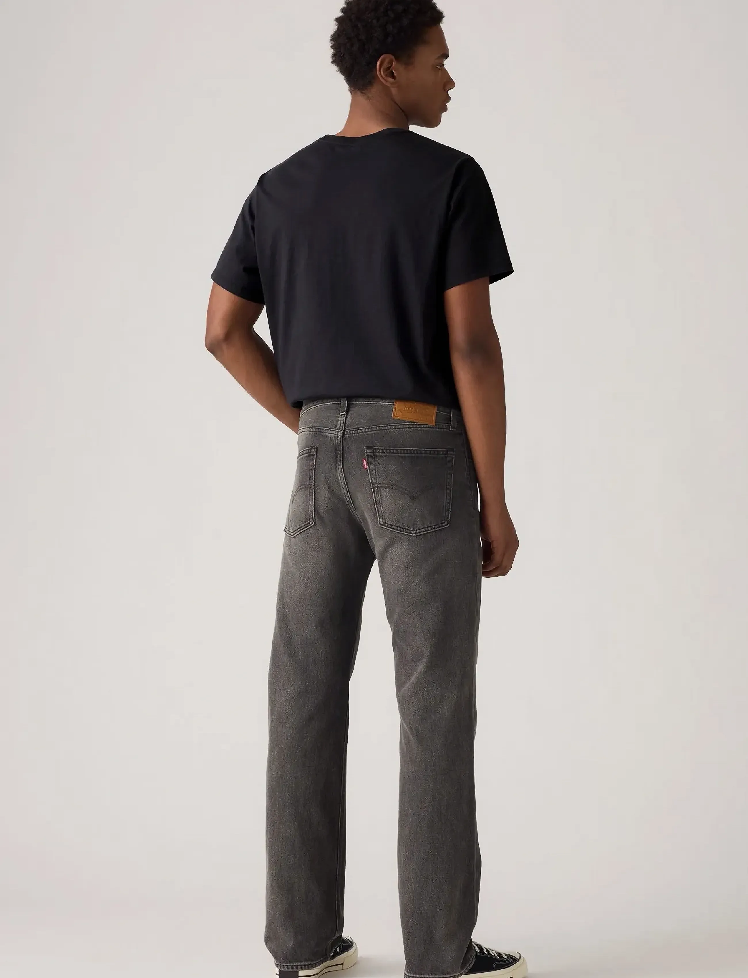 Levi's® - 555 RELAXED STRAIGHT BACK ON T - weite jeans - blacksz - 4