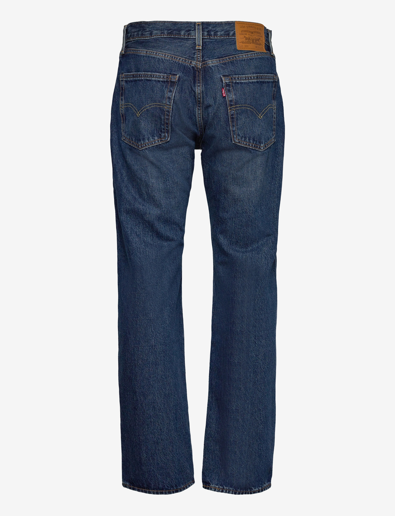 Levi's® - 555 RELAXED STRAIGHT CHECK THE - regular jeans - dark indigo - worn in - 1
