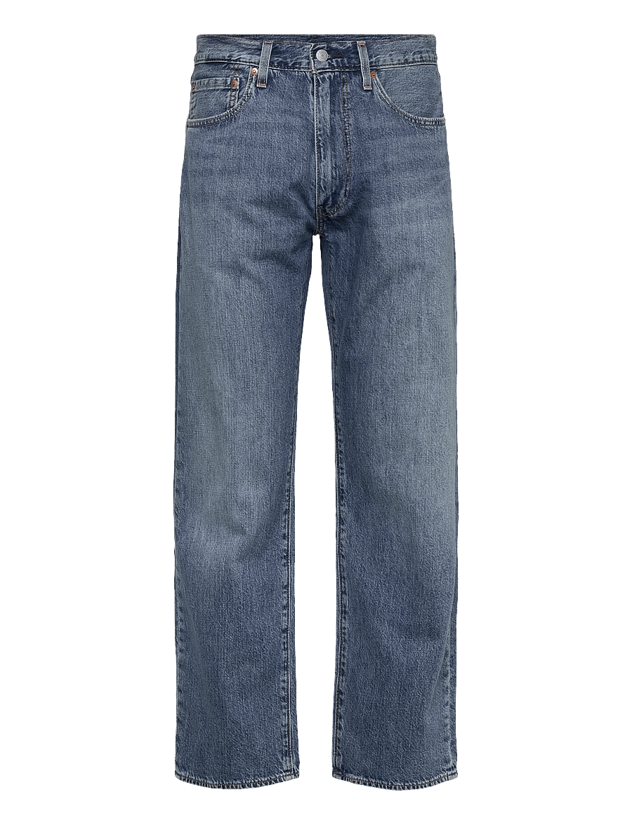 Levi's® - 555 RELAXED STRAIGHT TIMELESS - regular jeans - med indigo - worn in - 1