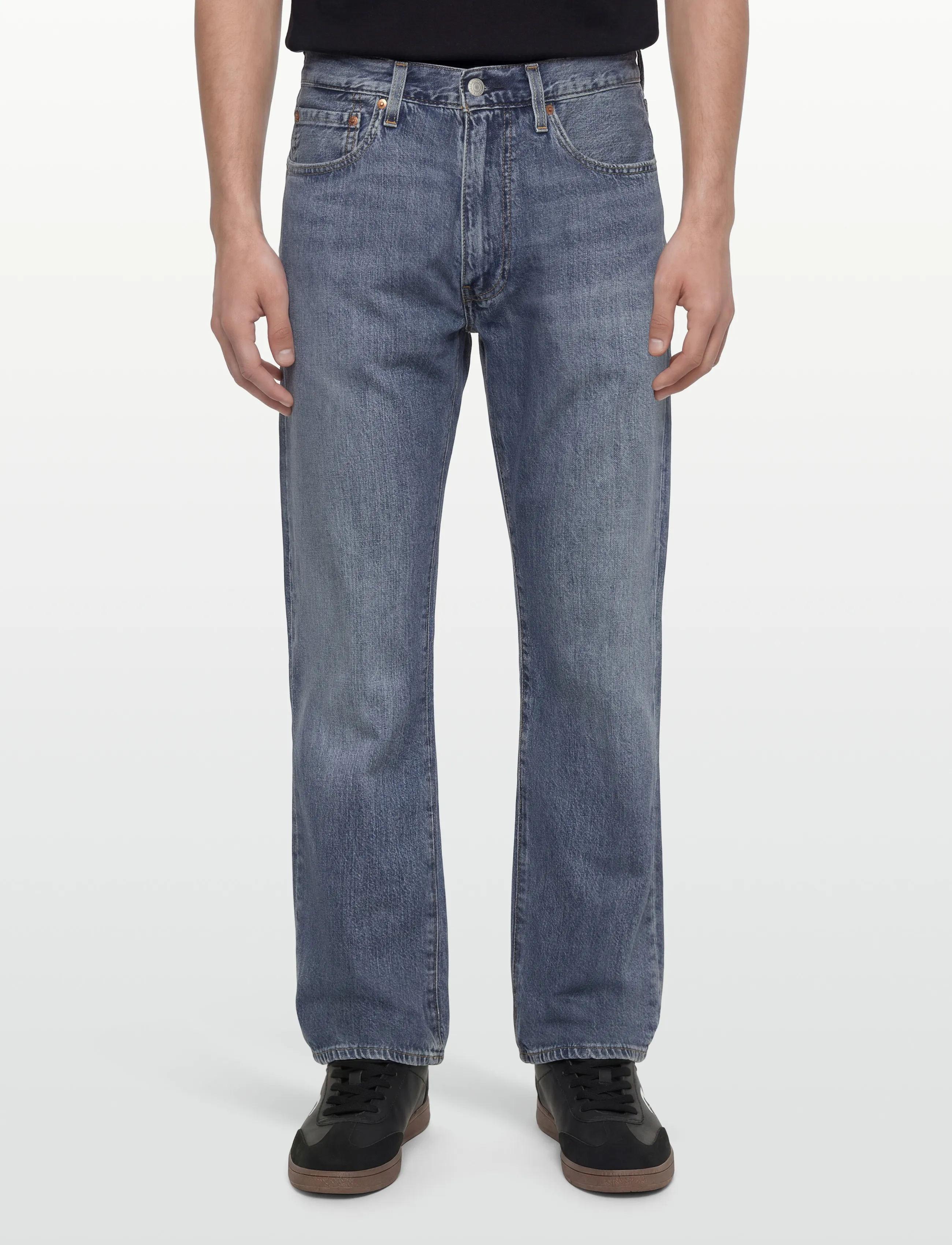Levi's® - 555 RELAXED STRAIGHT TIMELESS - byxor & jeans - med indigo - worn in - 3