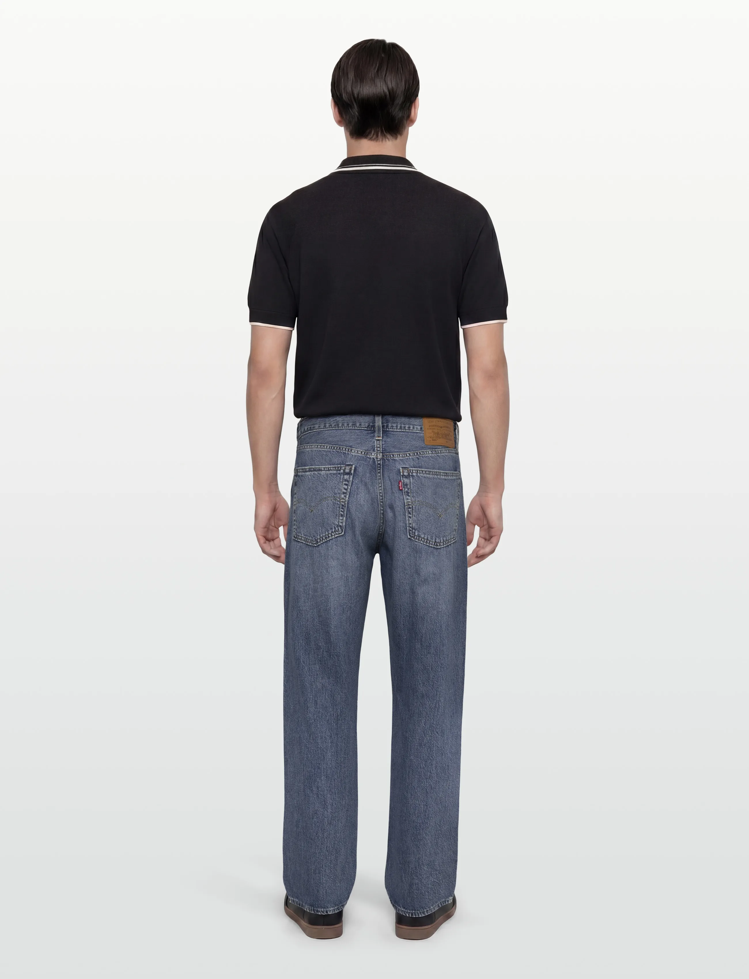 Levi's® - 555 RELAXED STRAIGHT TIMELESS - byxor & jeans - med indigo - worn in - 4