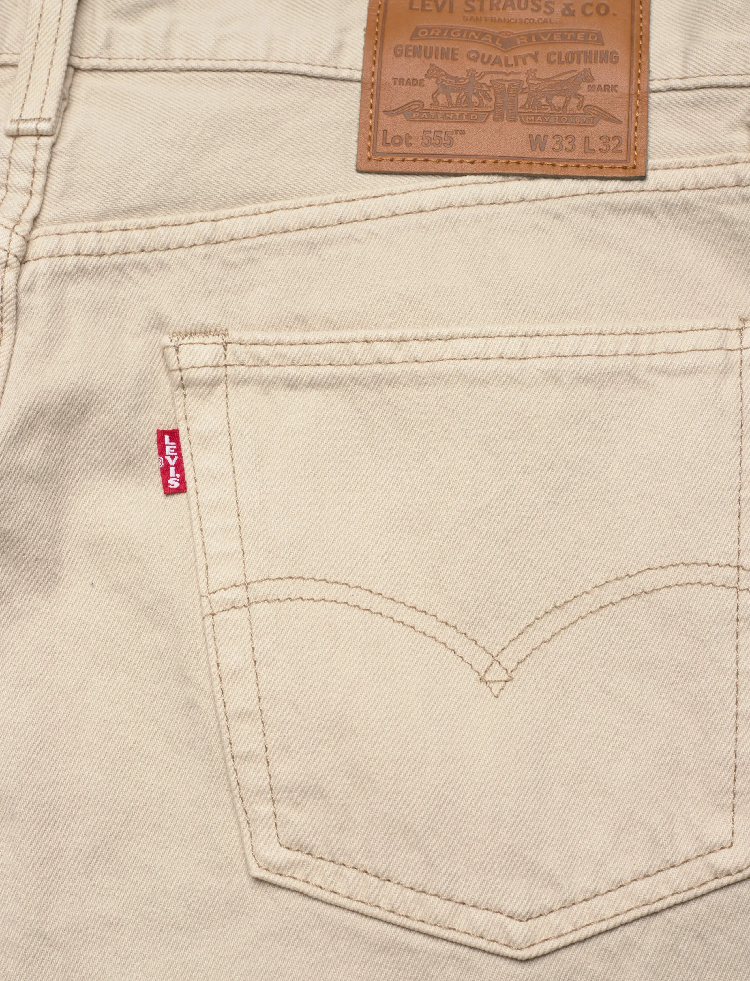 Levi's® - 555 RELAXED STRAIGHT DREAMY ST - rúmar gallabuxur - tans - 4