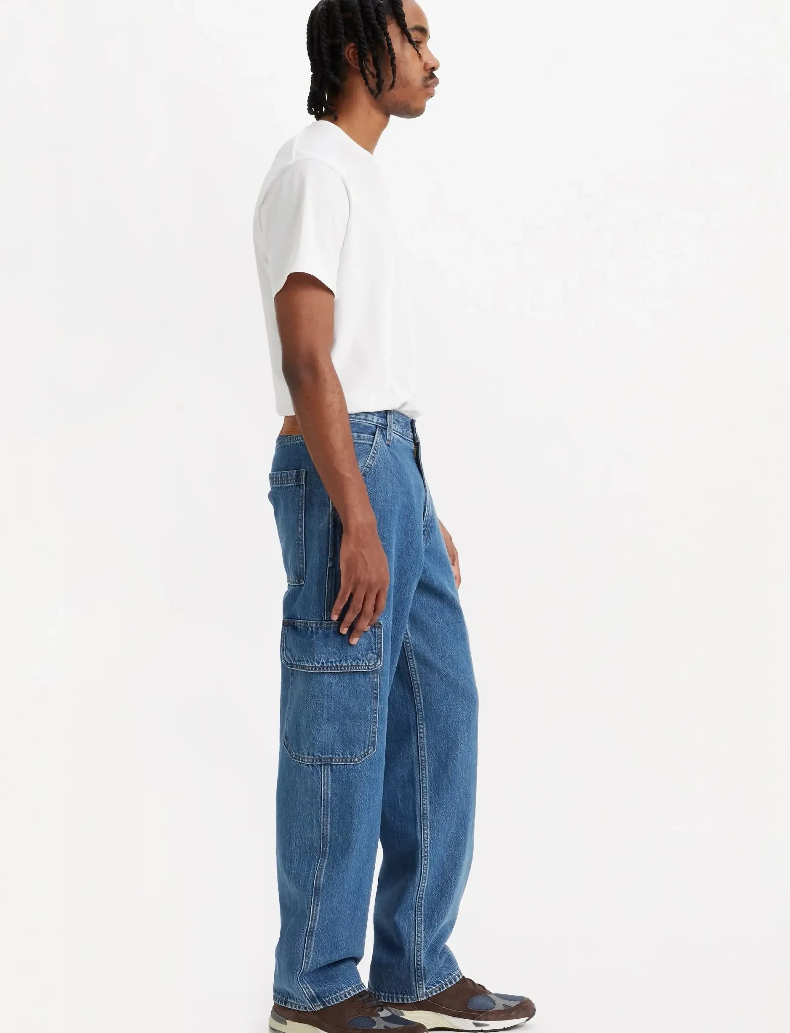 Levi's® - 568 LOOSE STRT CARGO GET INVOL - cargohose - blues - 3