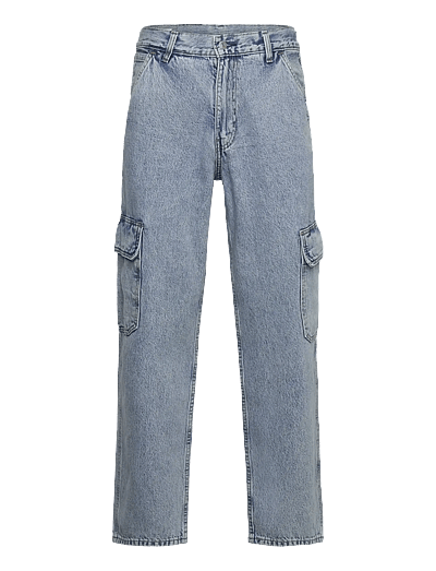 Levi's® 568 LOOSE STRT CARGO MY POCKET - Levi's® - LIGHT INDIGO - WORN IN / blue