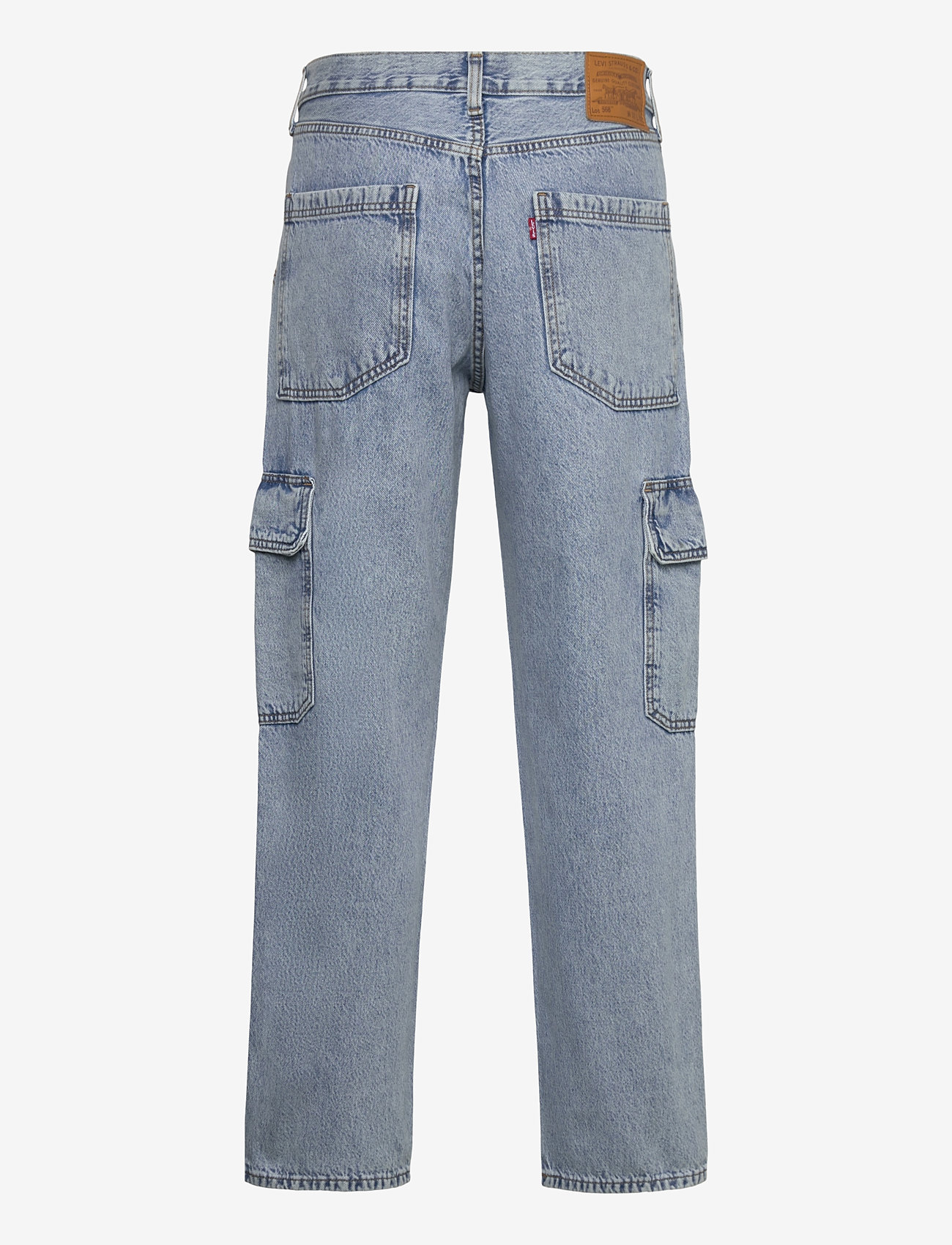 Levi's® - 568 LOOSE STRT CARGO MY POCKET - bojówki - light indigo - worn in - 2