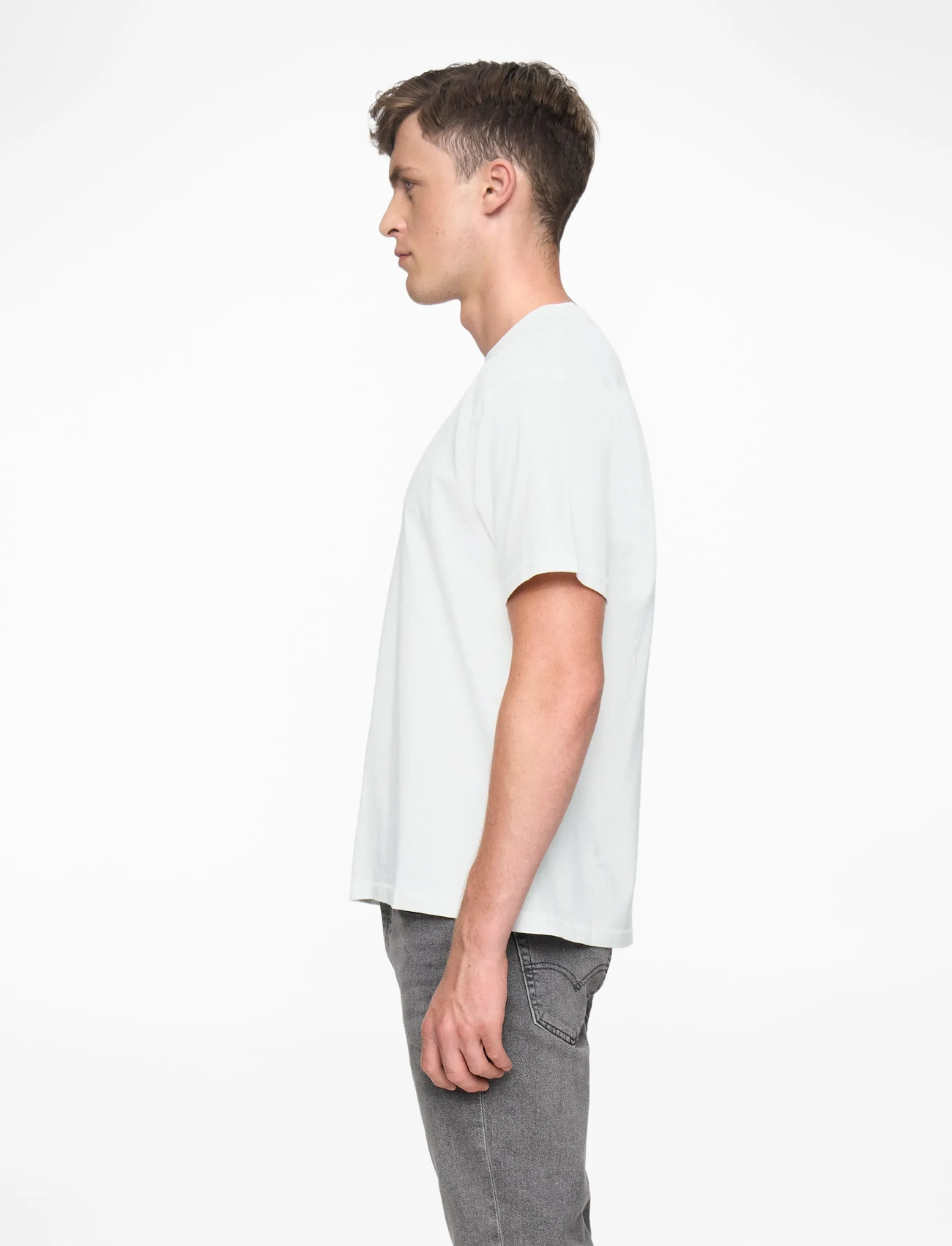 Levi's® - VINTAGE BW GRAPHIC TEE VINTAGE - kortärmade t-shirts - whites - 3