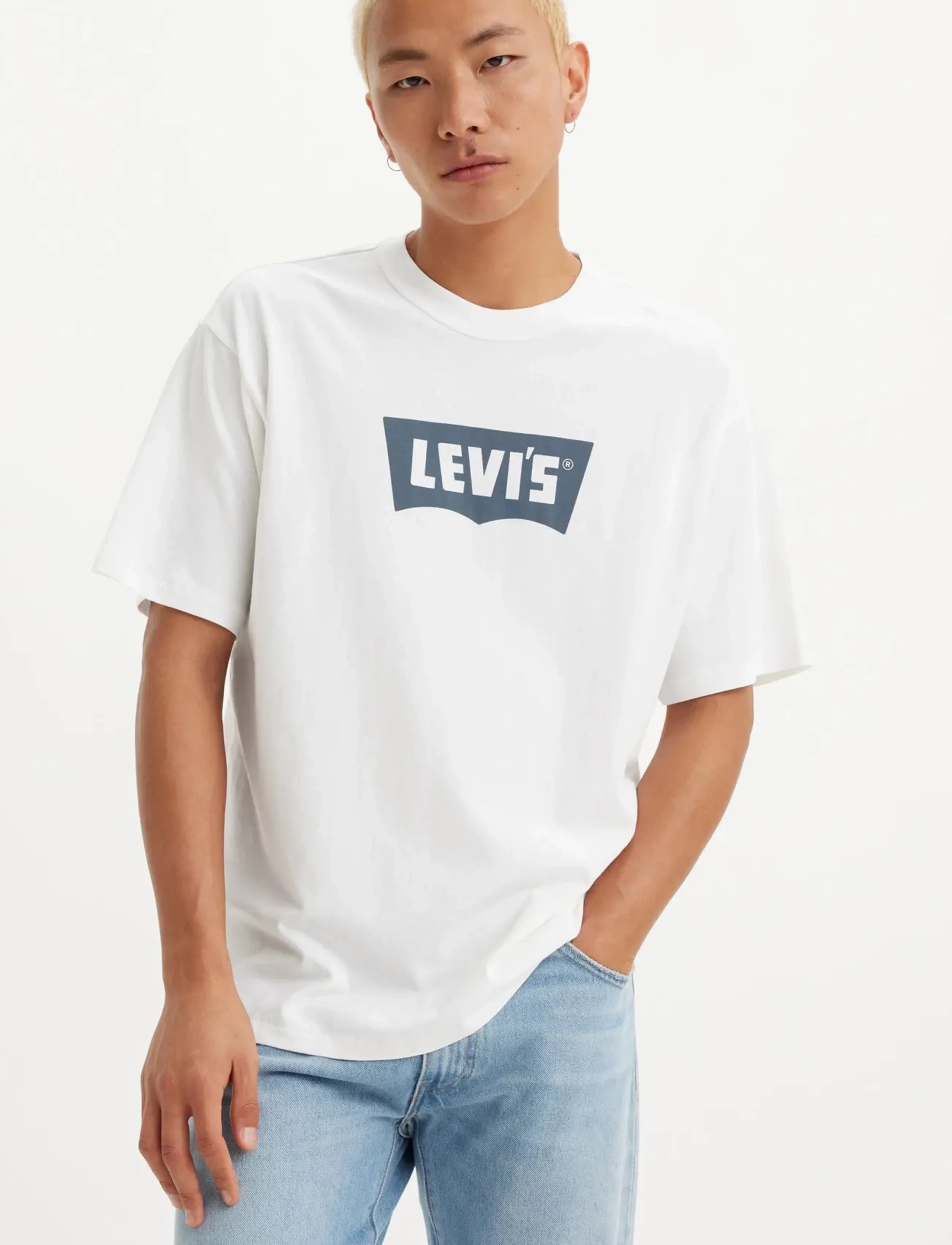 Levi's® VINTAGE BW GRAPHIC TEE VINTAGE - T-Shirts - WHITES / white
