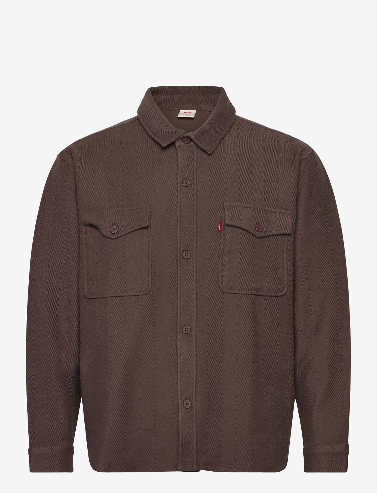 Levi's® - BAYVIEW SOFT WORKER BRACKEN - denimowe koszulki - browns - 1