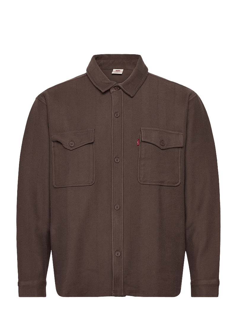 Levi's® - BAYVIEW SOFT WORKER BRACKEN - denimowe koszulki - browns - 1