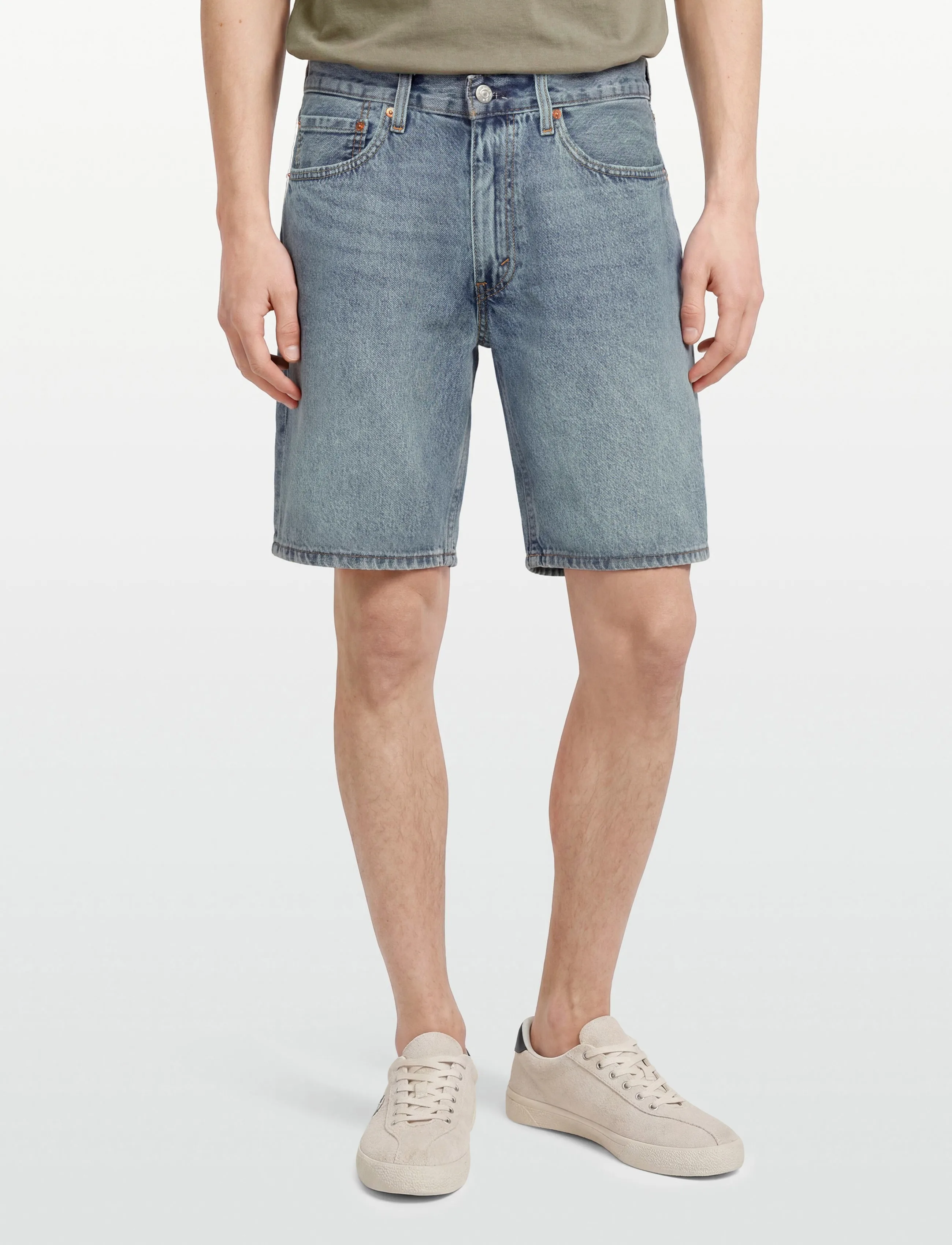 Levi's® - 454 RELAXED SHORTS MY BEST ALB - jorts - light indigo - worn in - 3