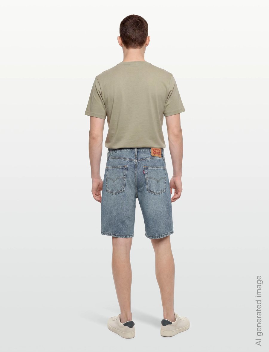 Levi's® - 454 RELAXED SHORTS MY BEST ALB - lühikesed teksapüksid - light indigo - worn in - 4