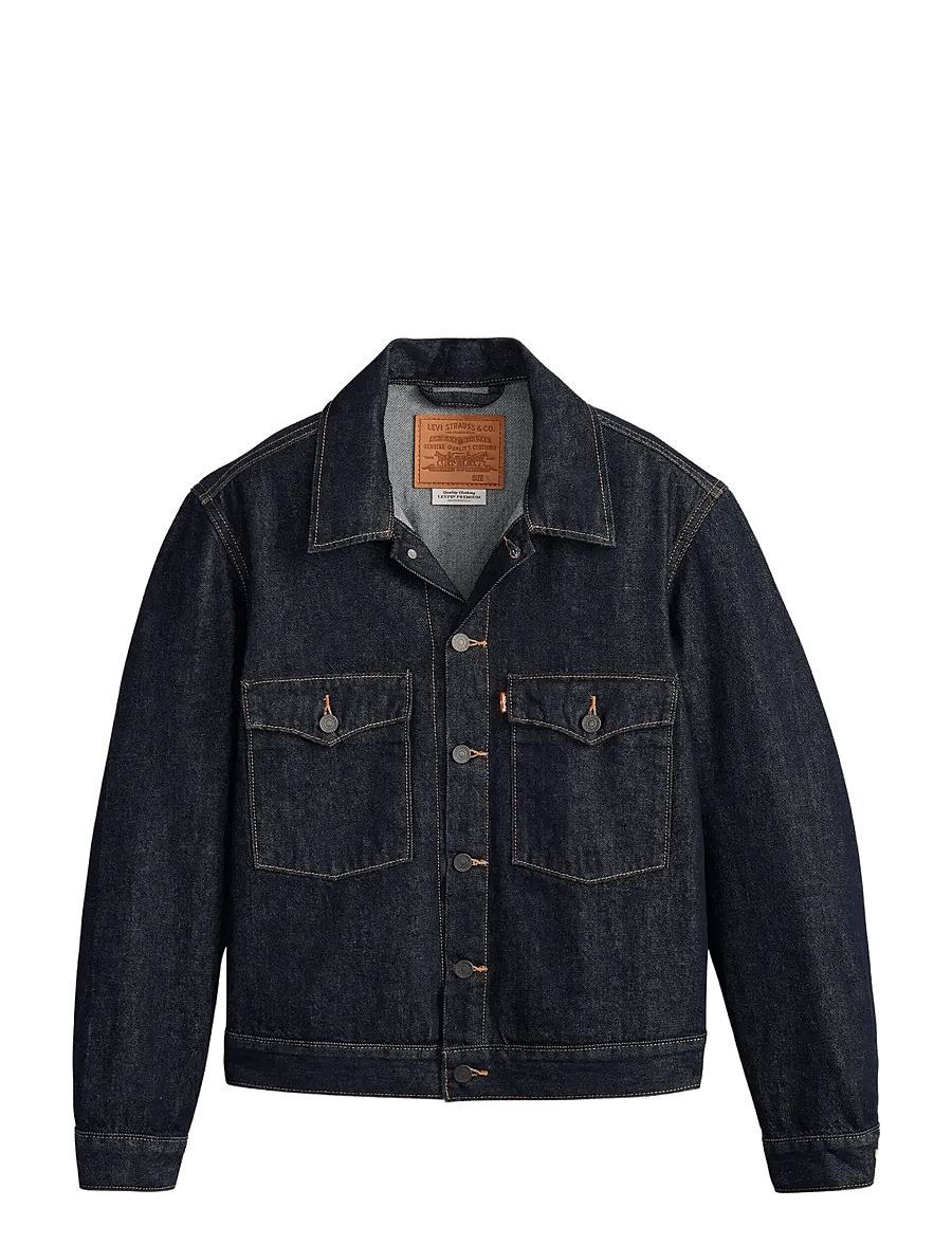 Levi's® - EMBARCADERO STATION JKT LOVE Y - ungefütterte denimjacken - dark indigo - flat finish - 1