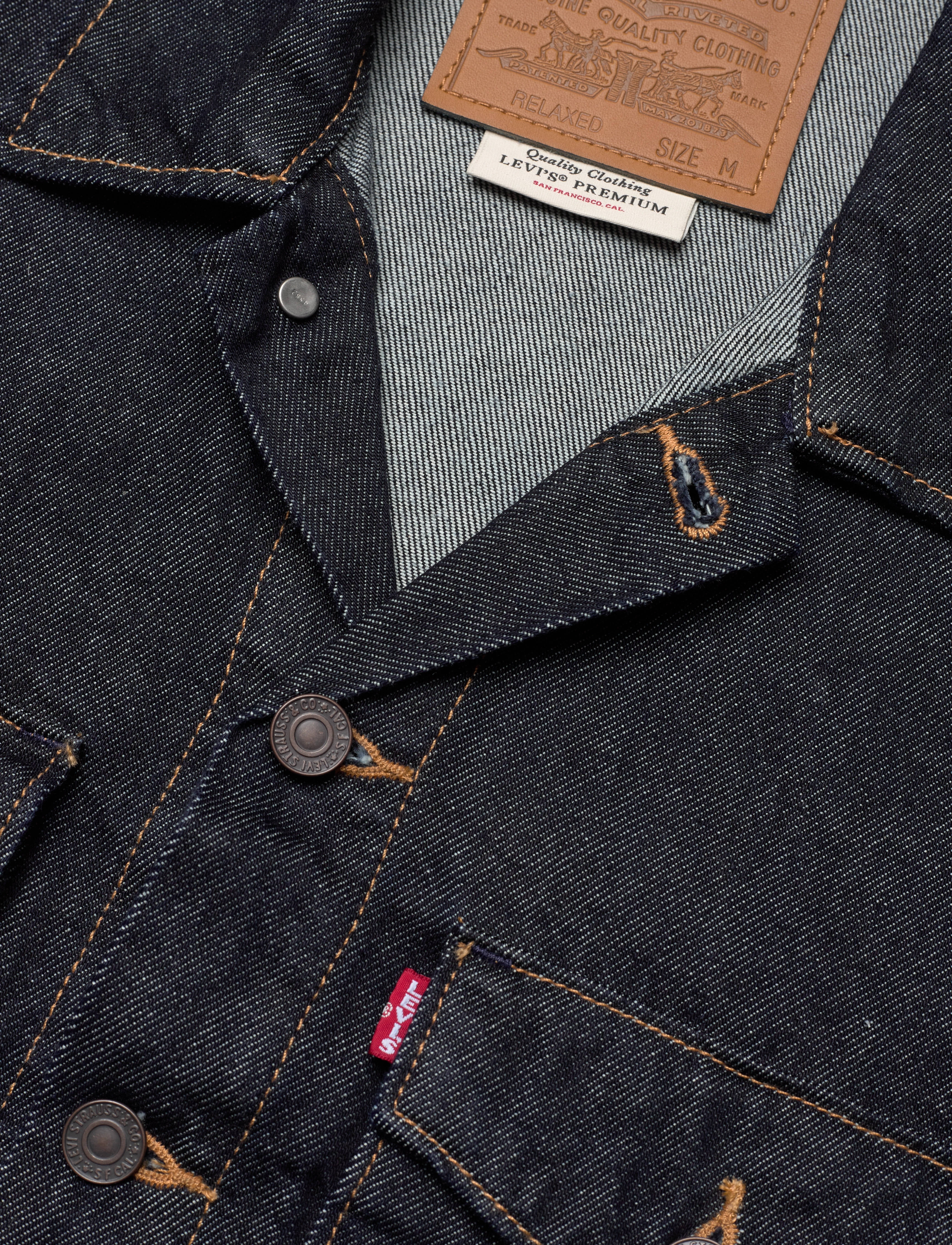 Levi's® - EMBARCADERO STATION JKT LOVE Y - voodrita teksajakid - dark indigo - flat finish - 3