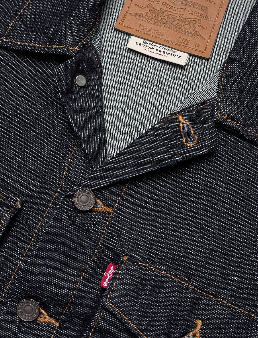 Levi's® - EMBARCADERO STATION JKT LOVE Y - ungefütterte denimjacken - dark indigo - flat finish - 3