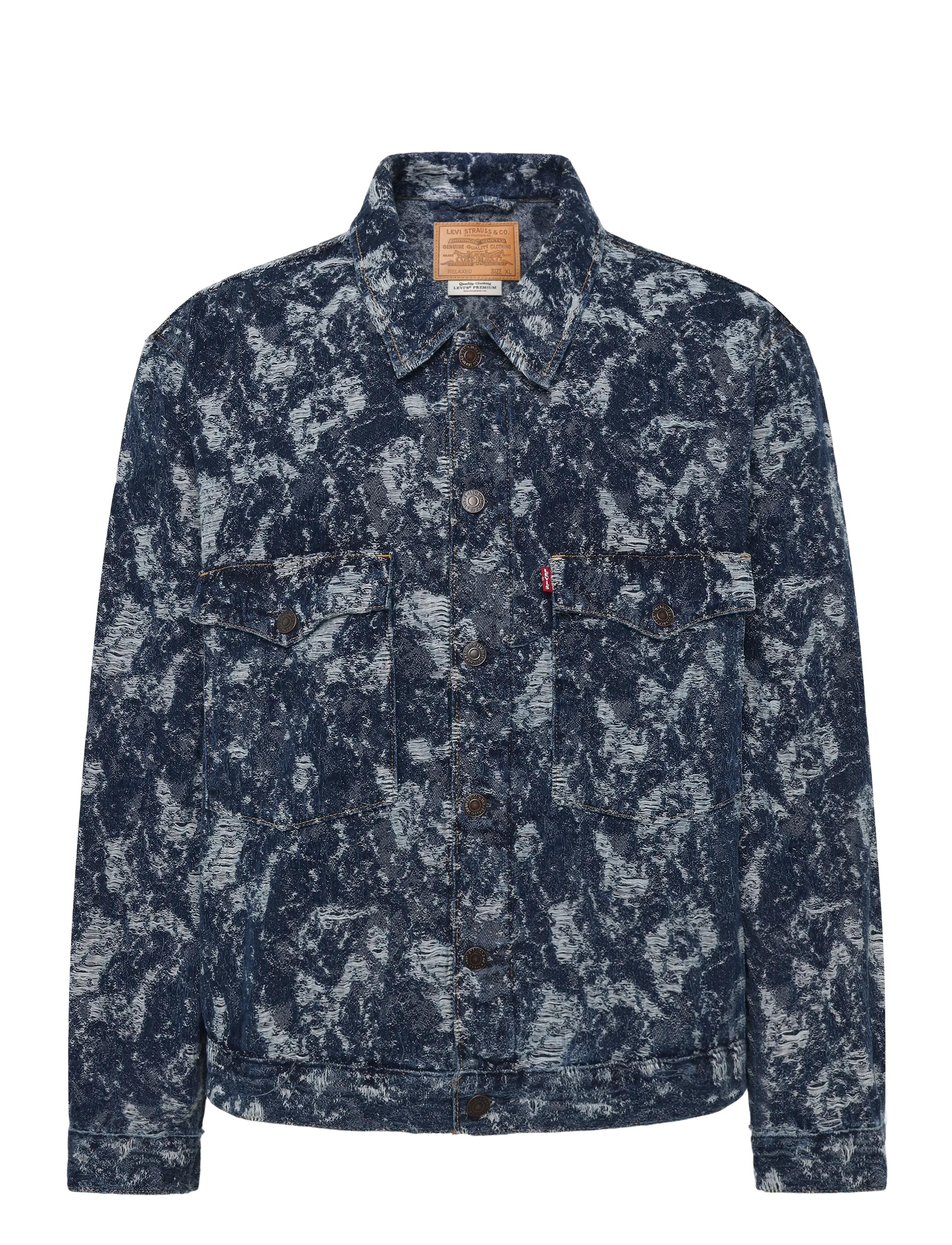 Levi's® - EMBARCADERO STATION JKT IT WAS - ungefütterte denimjacken - med indigo - worn in - 1