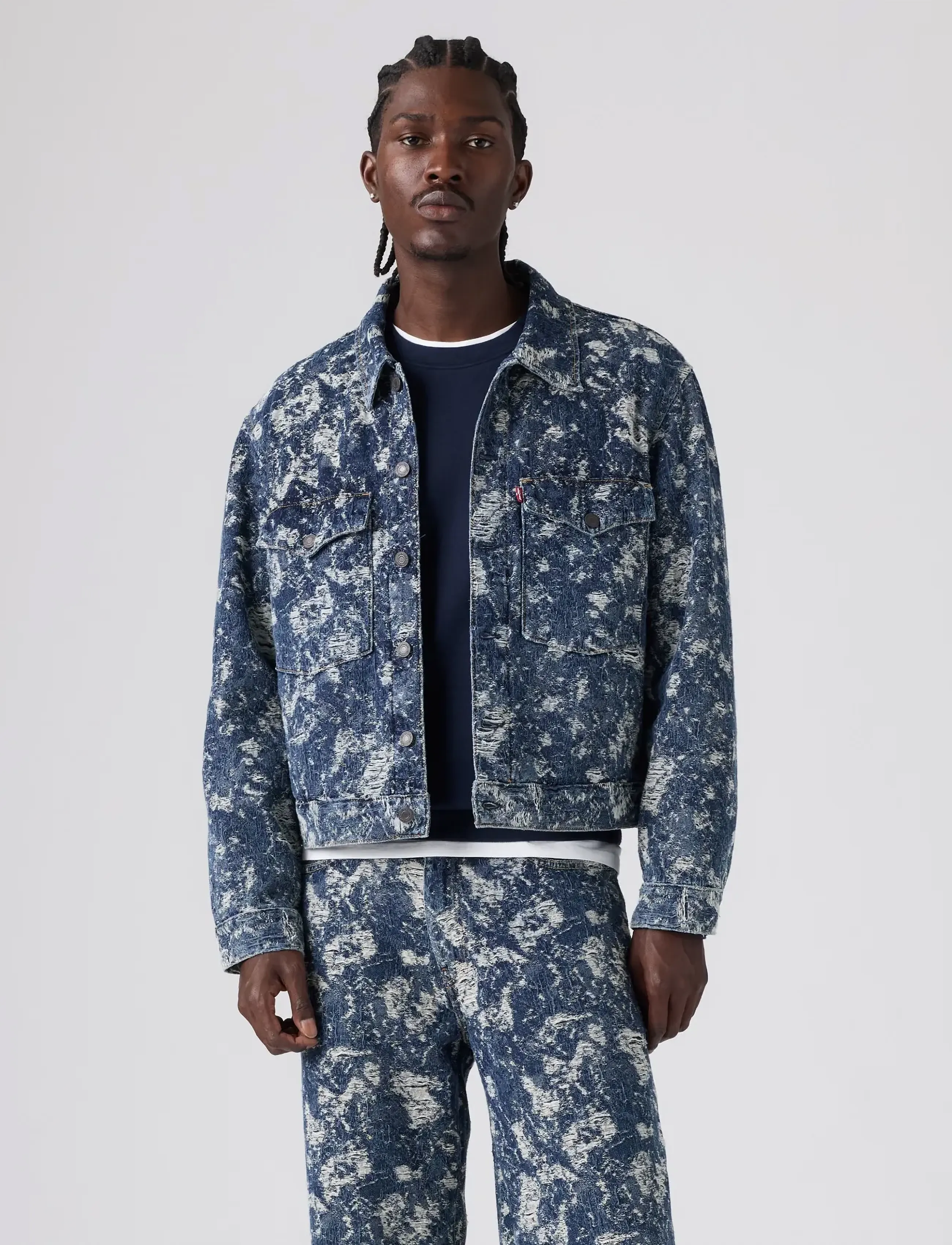 Levi's® - EMBARCADERO STATION JKT IT WAS - ungefütterte denimjacken - med indigo - worn in - 3