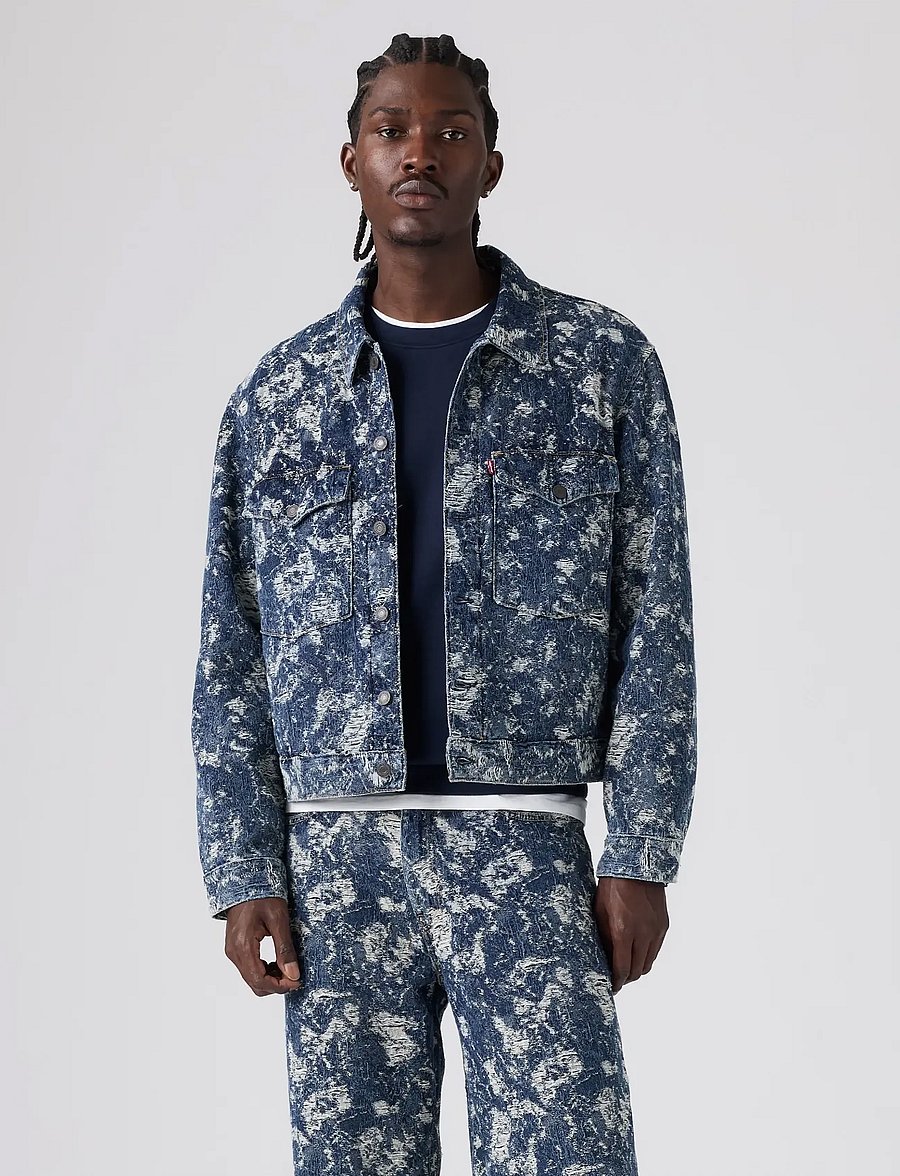 Levi's® - EMBARCADERO STATION JKT IT WAS - ungefütterte denimjacken - med indigo - worn in - 3