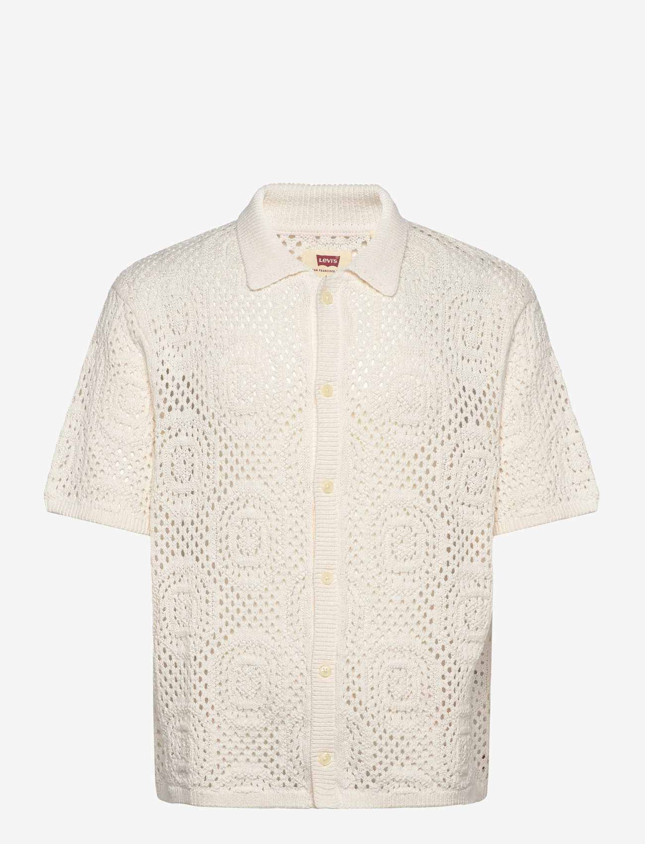 Levi's® - SWEATER CAMP SHIRT POINTELLE C - kootud polosärgid - multi-color - 1