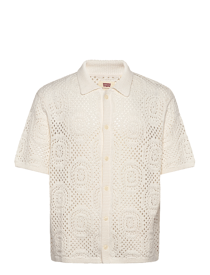 Levi's® - SWEATER CAMP SHIRT POINTELLE C - kootud polosärgid - multi-color - 1