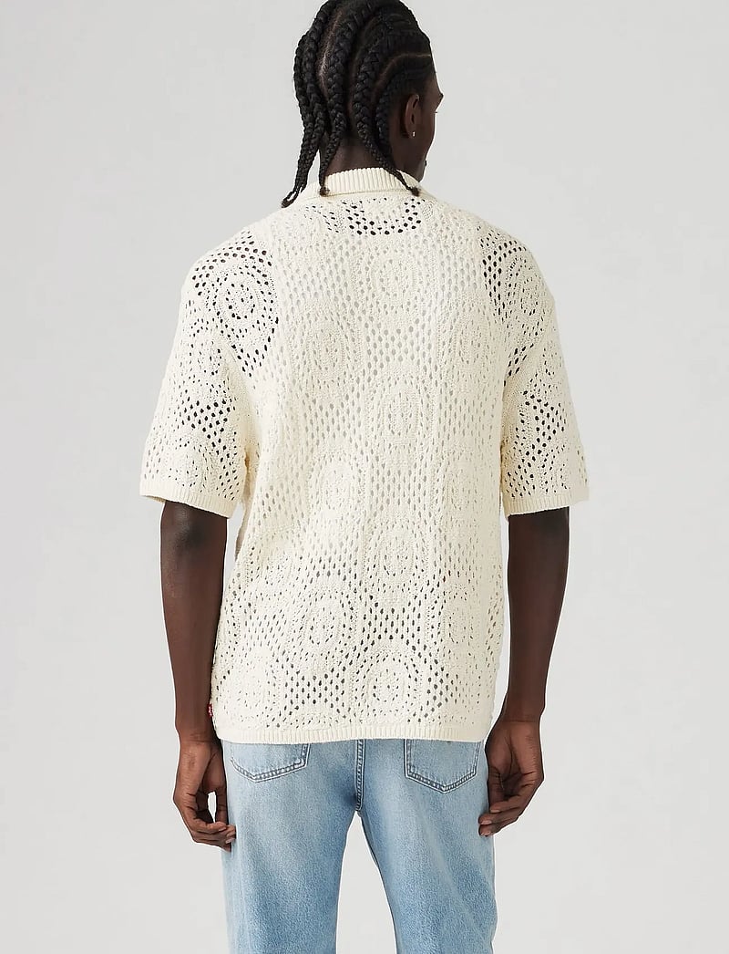 Levi's® - SWEATER CAMP SHIRT POINTELLE C - kootud polosärgid - multi-color - 3