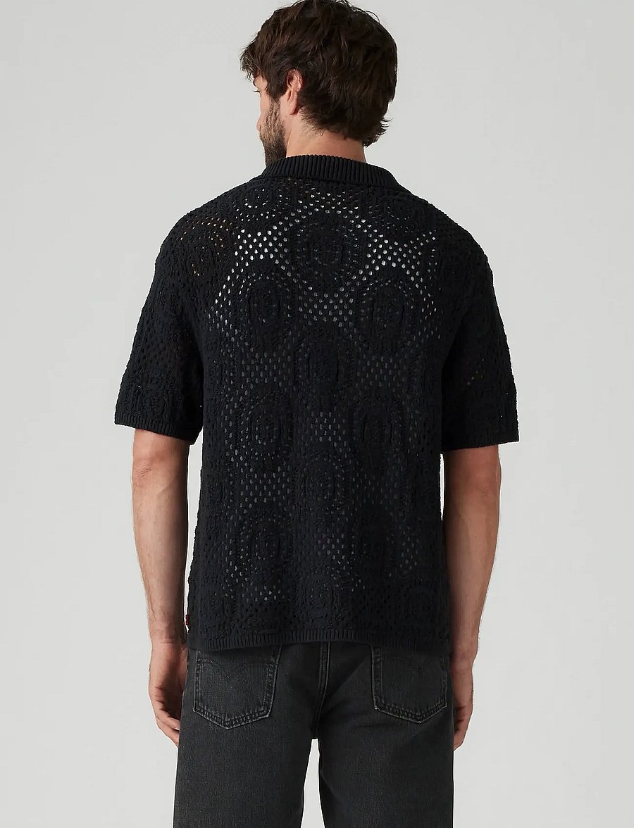 Levi's® - SWEATER CAMP SHIRT POINTELLE C - short-sleeved shirts - multi-color - 3