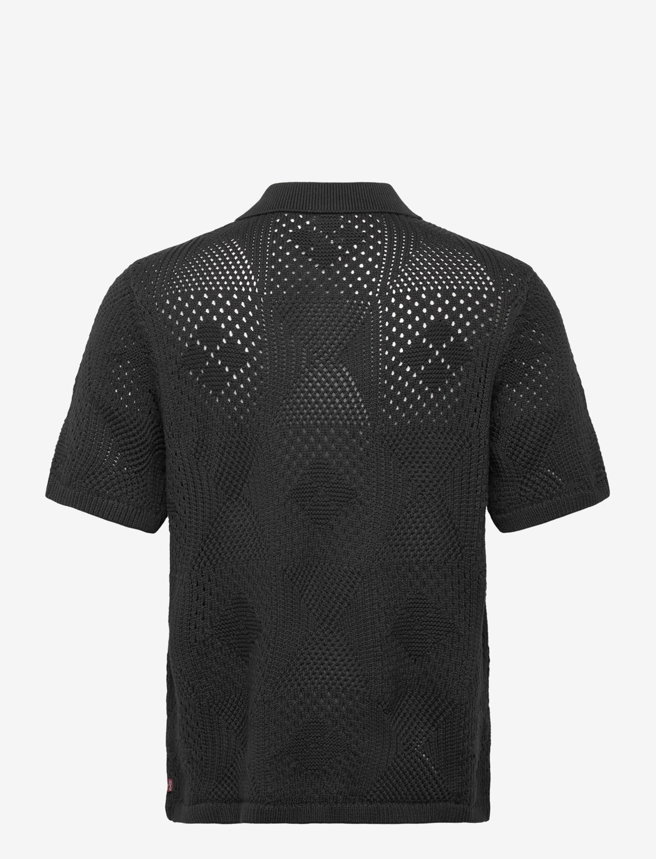 Levi's® - SWEATER CAMP SHIRT DARK PHANTO - knitted polos - blacks - 2