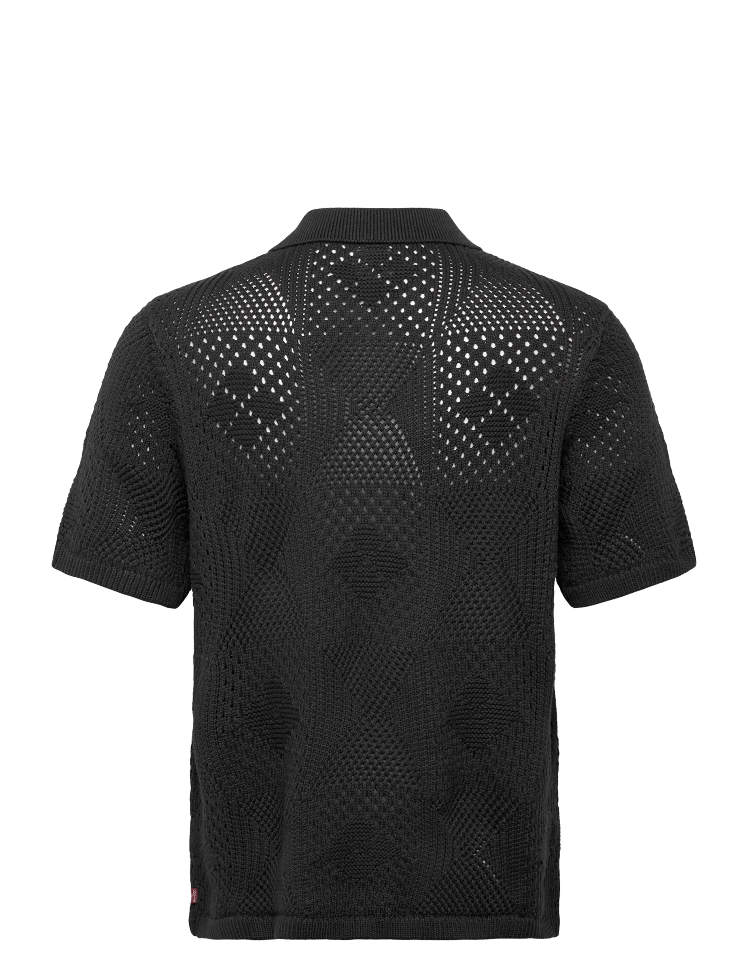 Levi's® - SWEATER CAMP SHIRT DARK PHANTO - stickade pikéer - blacks - 2