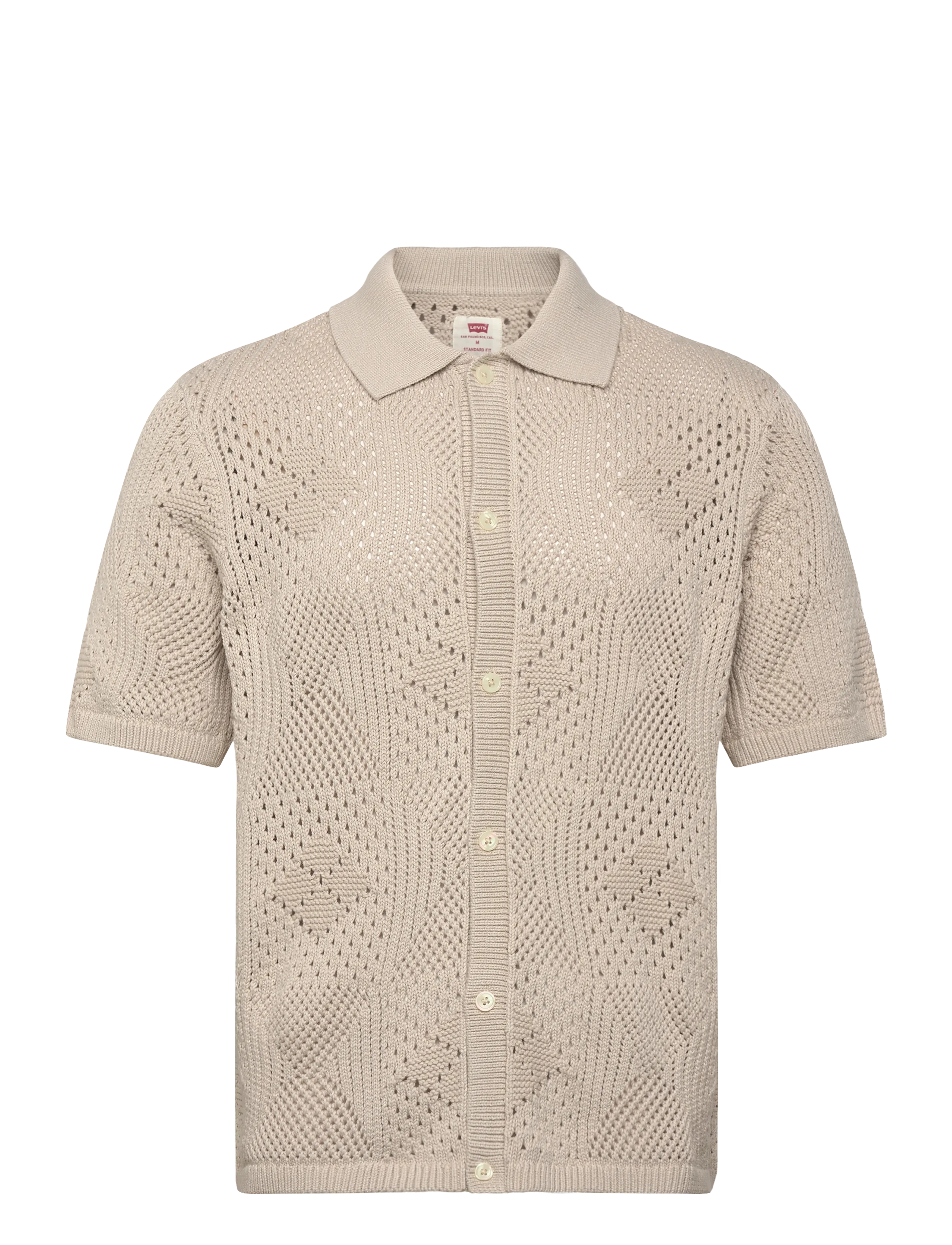 LEVI'S Pullover Camp Shirt Pumice Ston Beige - XL - Herren