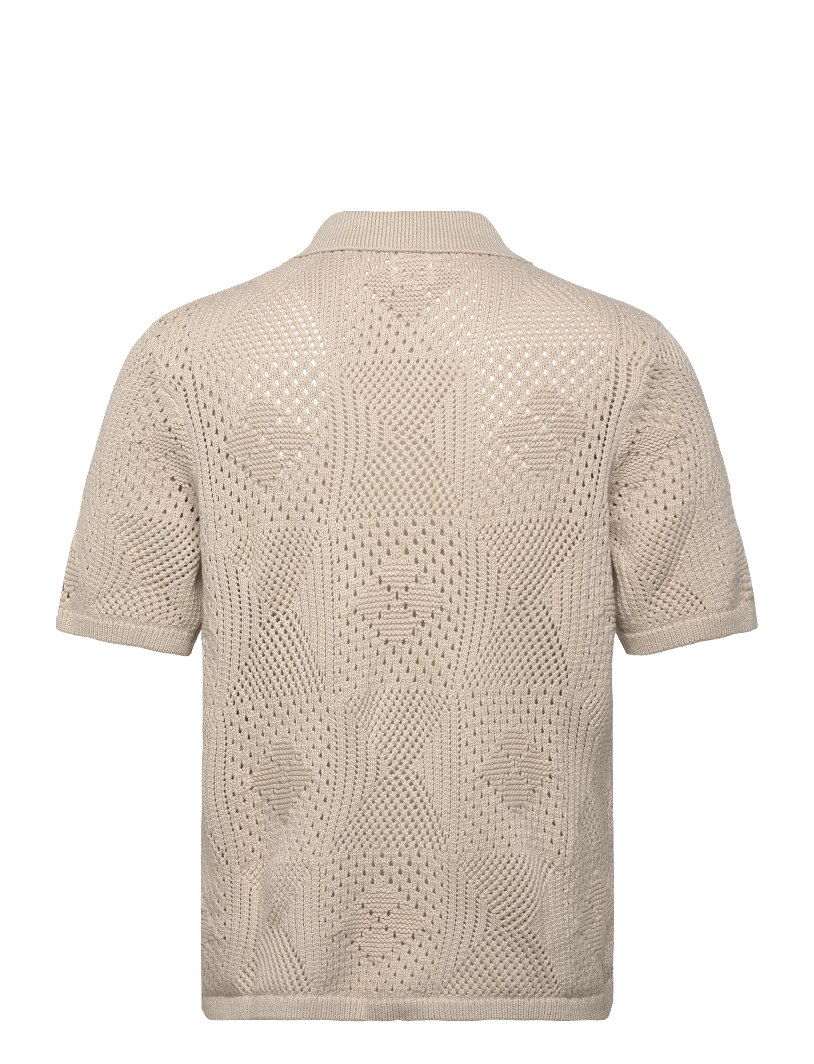 Levi's® - SWEATER CAMP SHIRT PUMICE STON - gestrickte polohemden - neutrals - 2