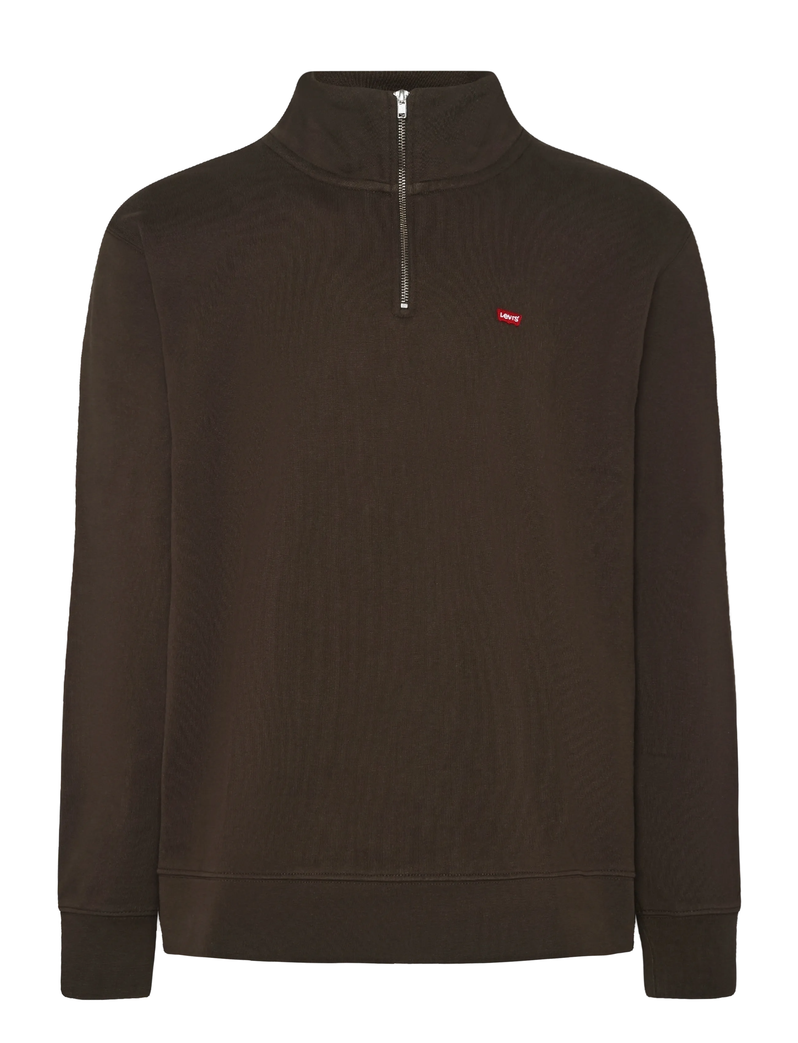 Levi's® - LSE_ORIGINAL HM 1/4 ZIP COFFEE - browns - 1