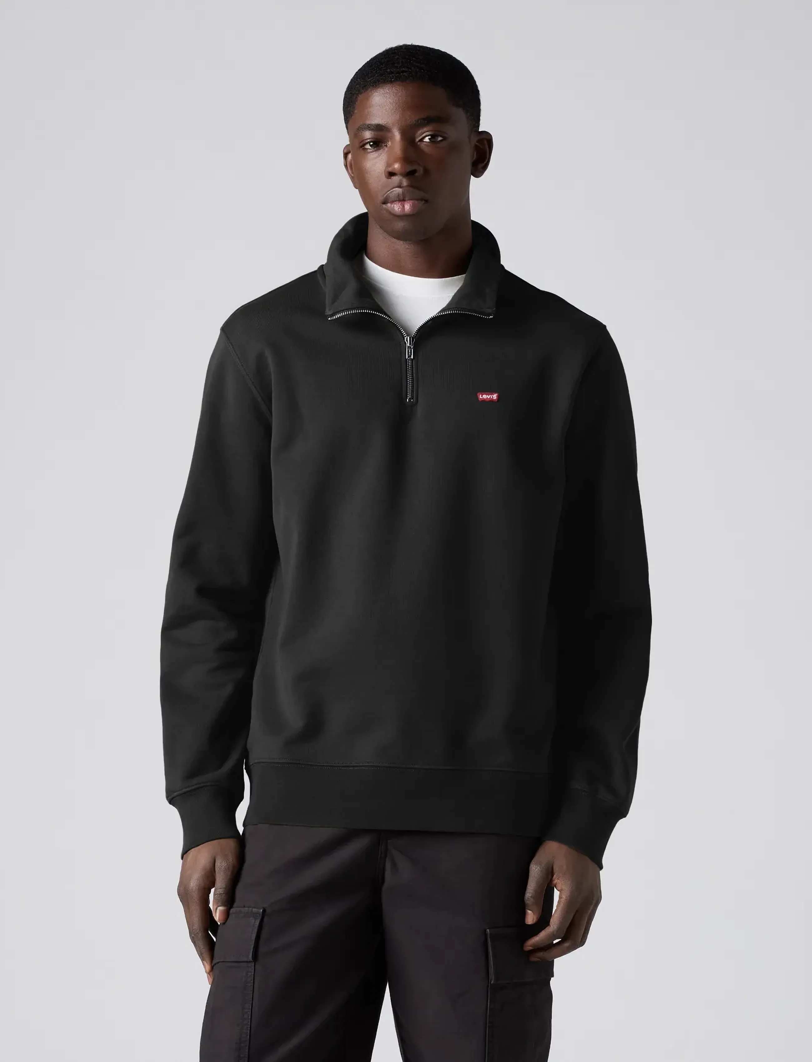 Levi's® - LSE_ORIGINAL HM 1/4 ZIP COFFEE - browns - 3