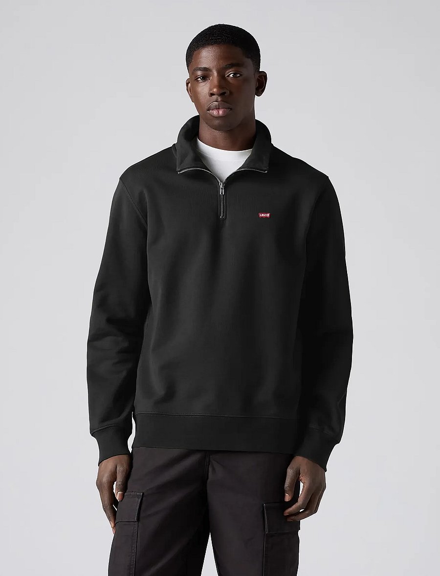 Levi's® - LSE_ORIGINAL HM 1/4 ZIP COFFEE - half zip-tröjor - browns - 3