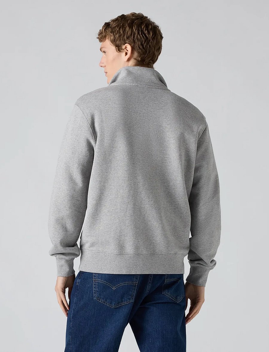 Levi's® - LSE_ORIGINAL HM 1/4 ZIP LSE_MI - poolpika lukuga džemprid - greys - 4
