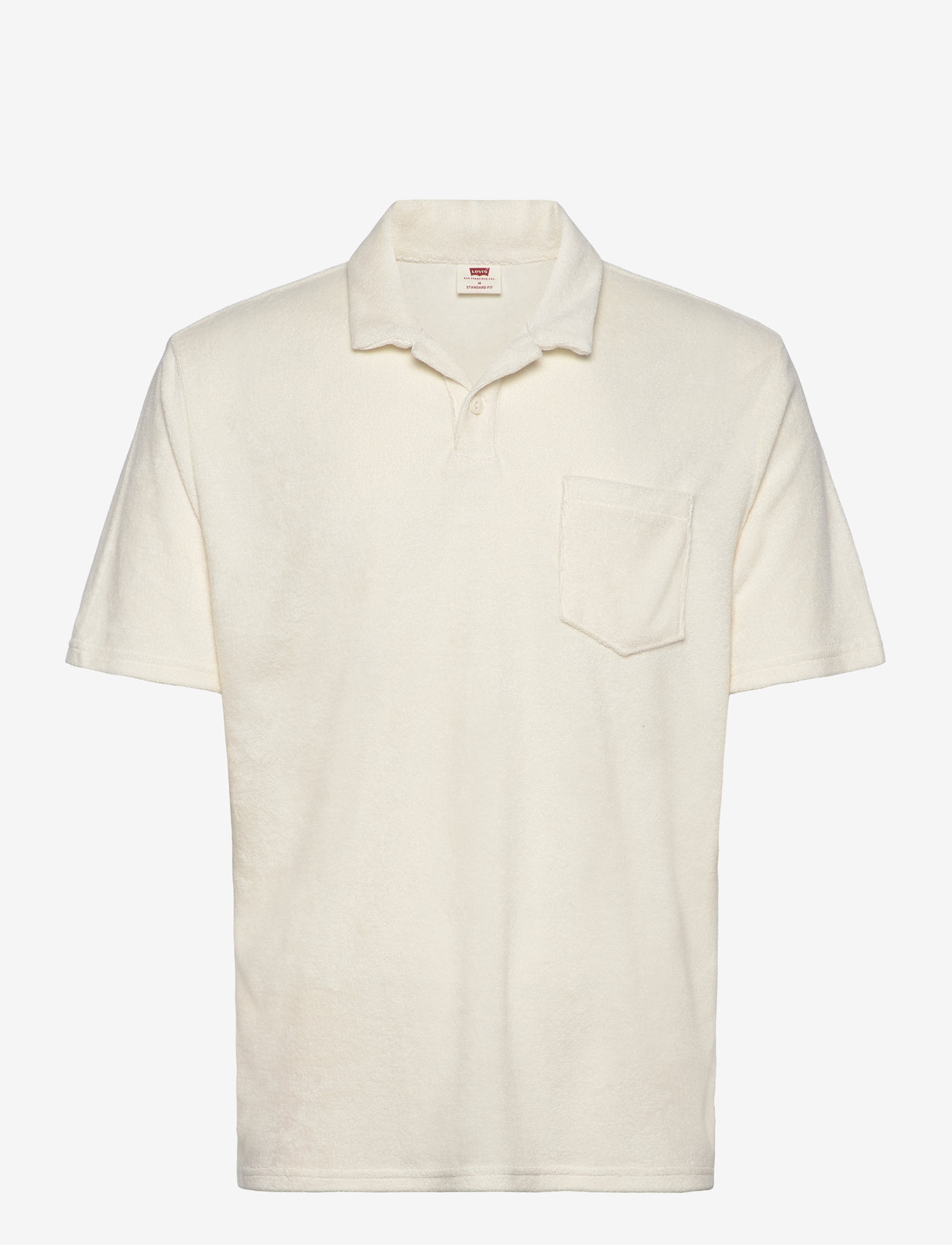 Levi's® - TERRY POCKET POLO EGRET - kortærmede poloer - whites - 1