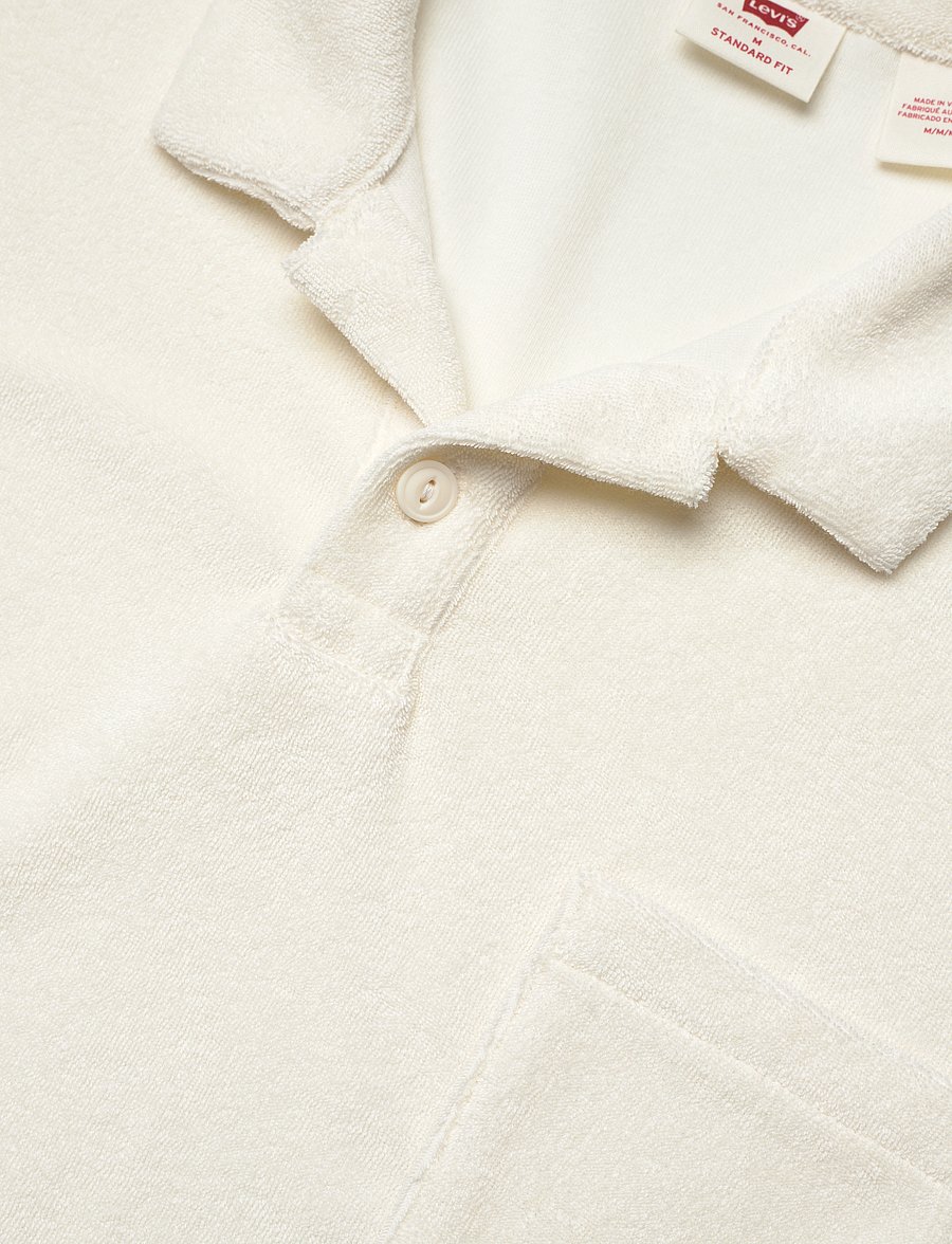 Levi's® - TERRY POCKET POLO EGRET - whites - 4