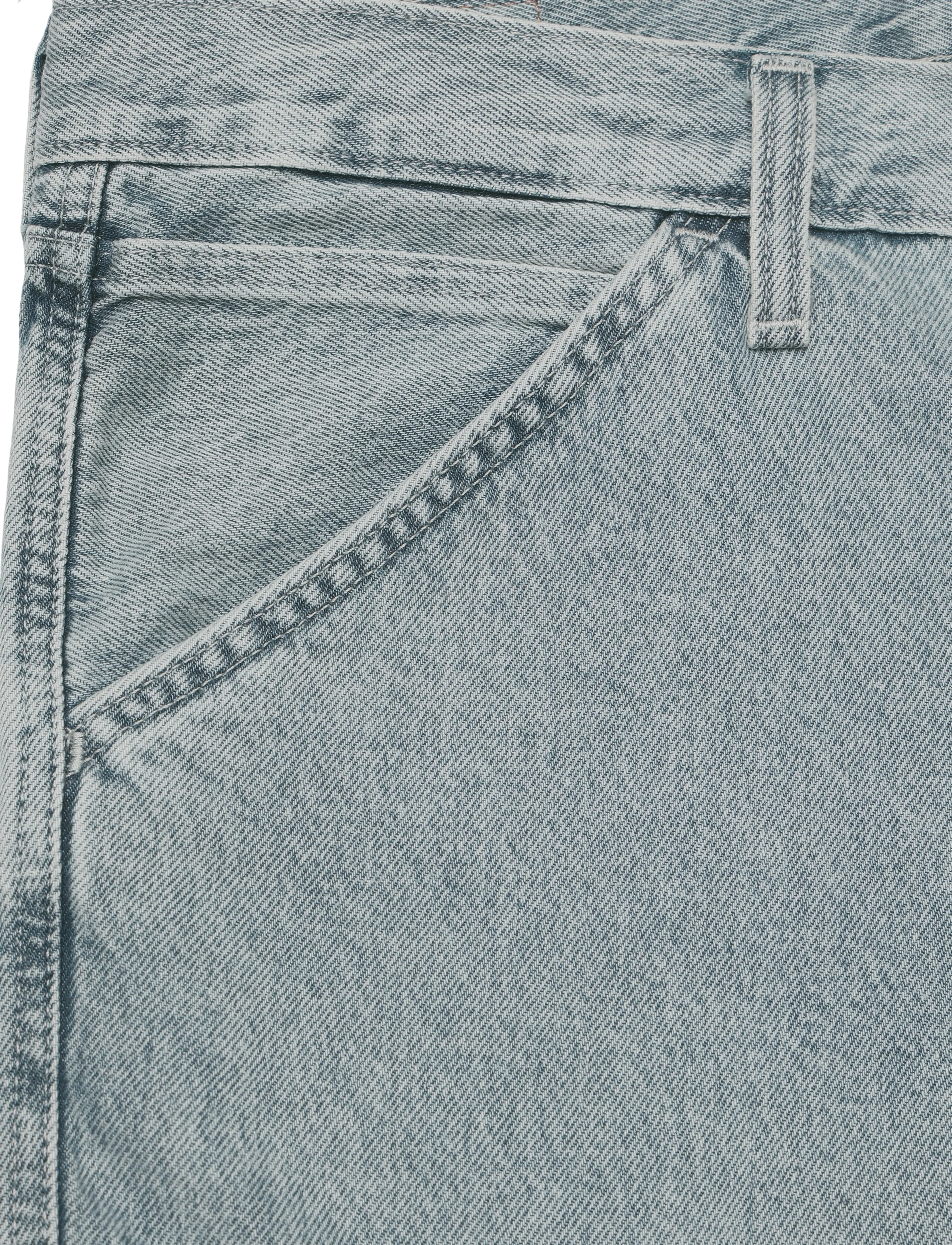 Levi's® - 478 BAGGY CARGO SHORTS MY POCK - cargoshorts - light indigo - worn in - 5