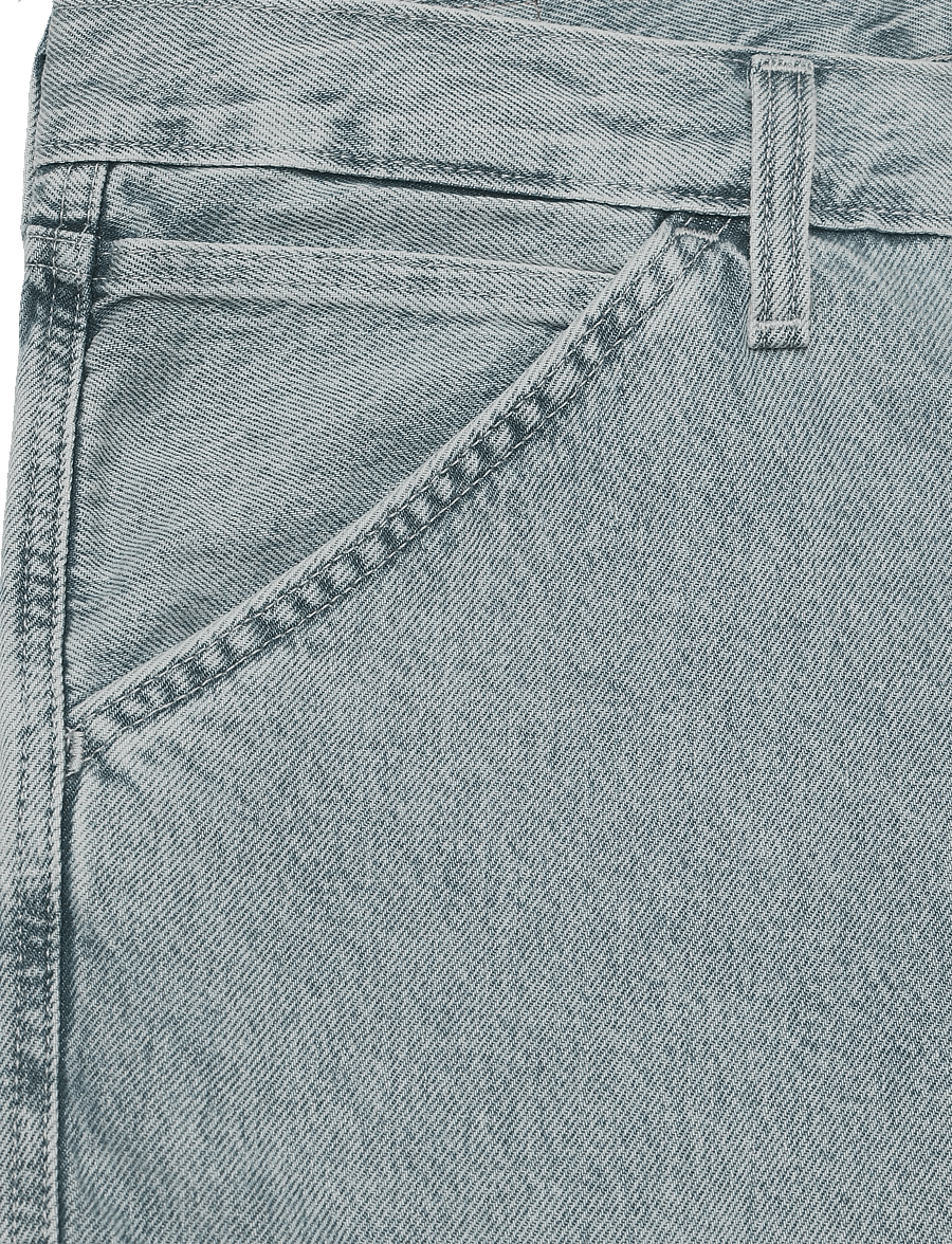 Levi's® - 478 BAGGY CARGO SHORTS MY POCK - cargoshorts - light indigo - worn in - 5