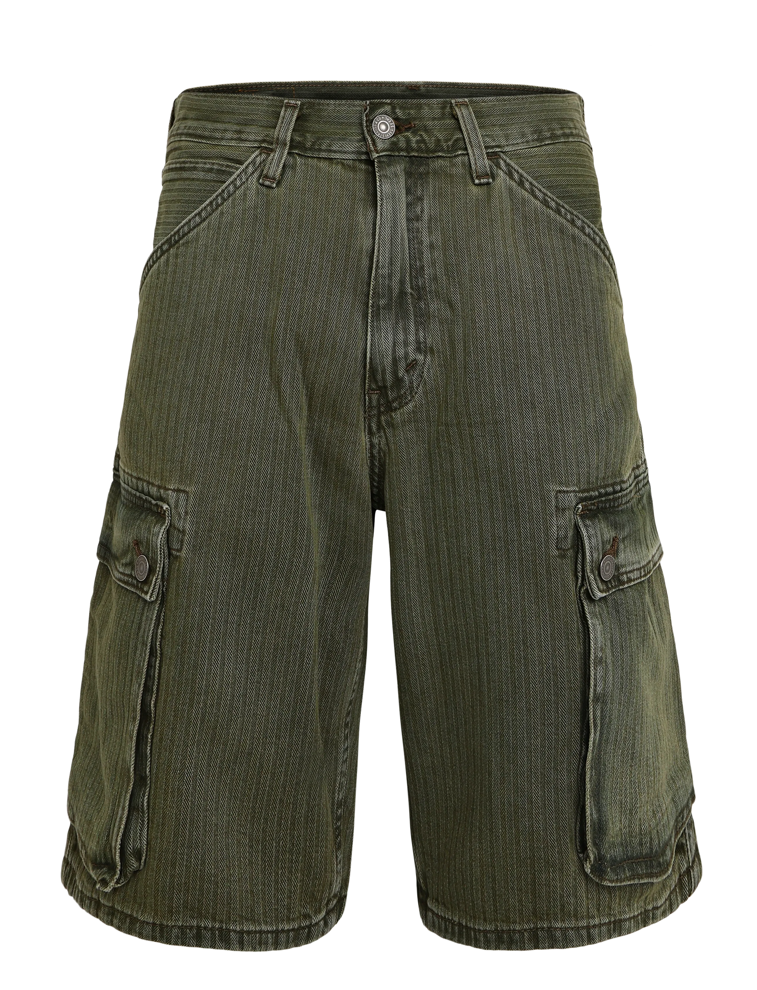 Levi's® 478 BAGGY CARGO SHORTS FOREST - Tänavastiil - GREENS / green