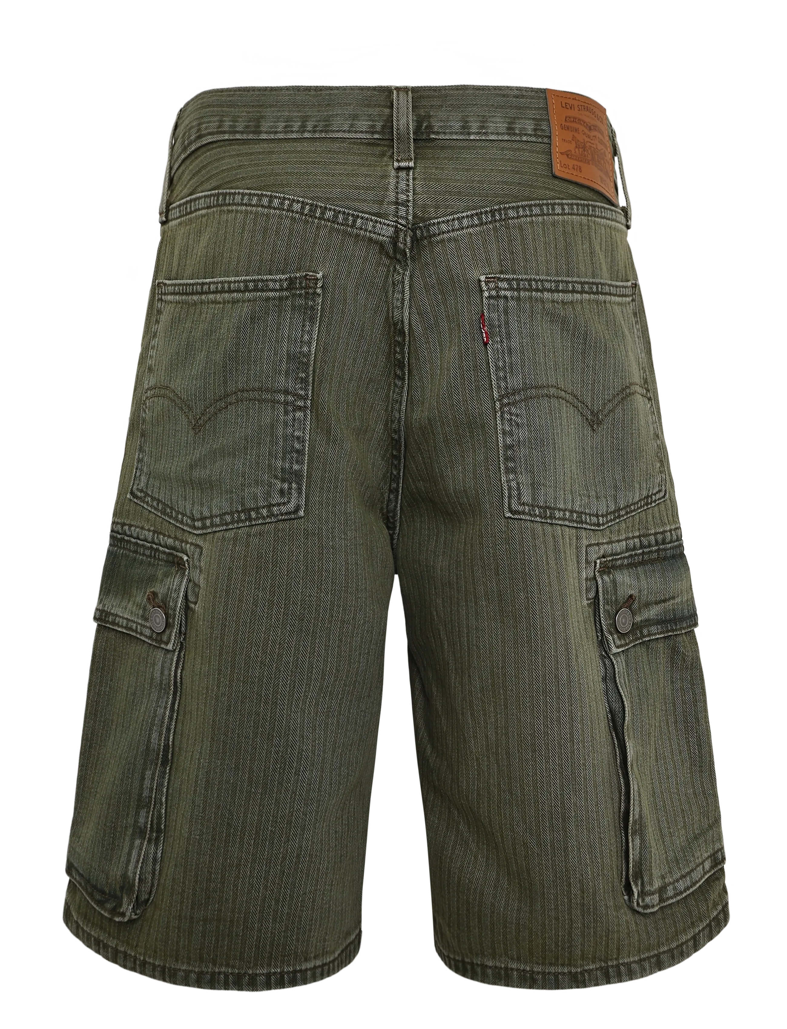 Levi's® - 478 BAGGY CARGO SHORTS FOREST - osta stiili järgi - greens - 1