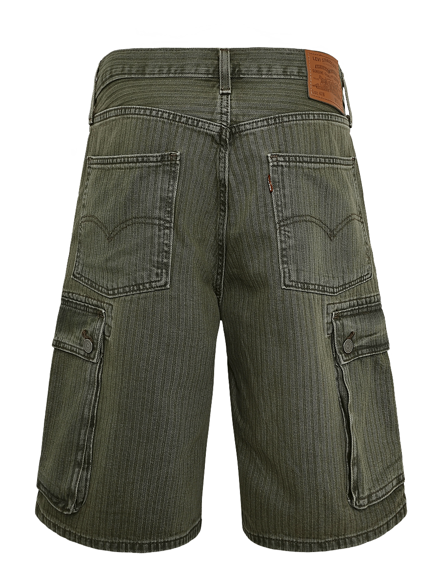 Levi's® - 478 BAGGY CARGO SHORTS FOREST - cargoshorts - greens - 1