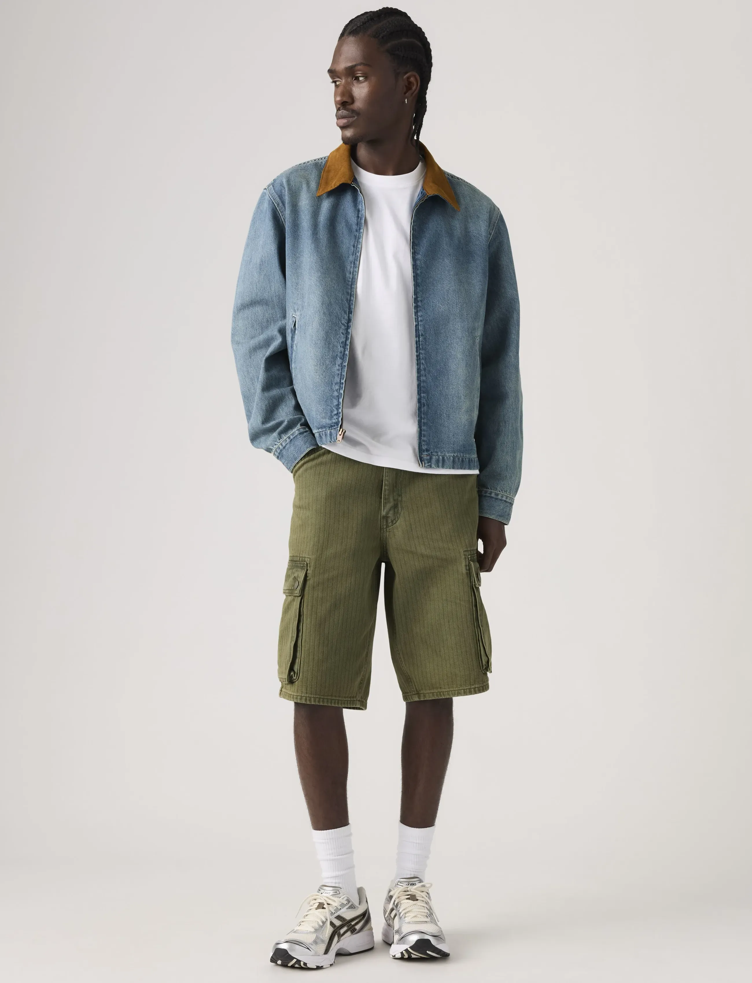 Levi's® - 478 BAGGY CARGO SHORTS FOREST - casual shorts - greens - 0