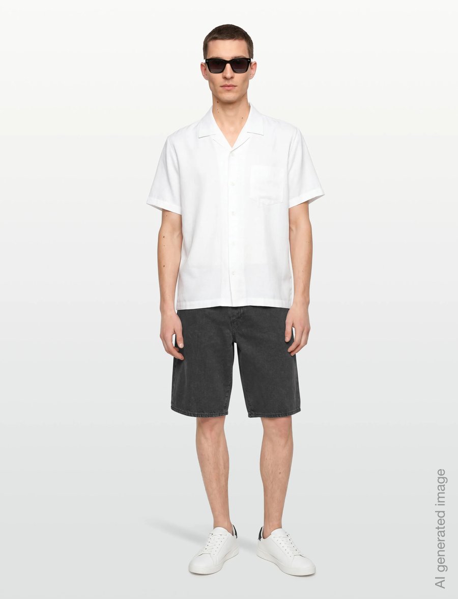 Levi's® - 478 BAGGY SHORTS OVERNIGHT BAG - lühikesed teksapüksid - blacks - 0